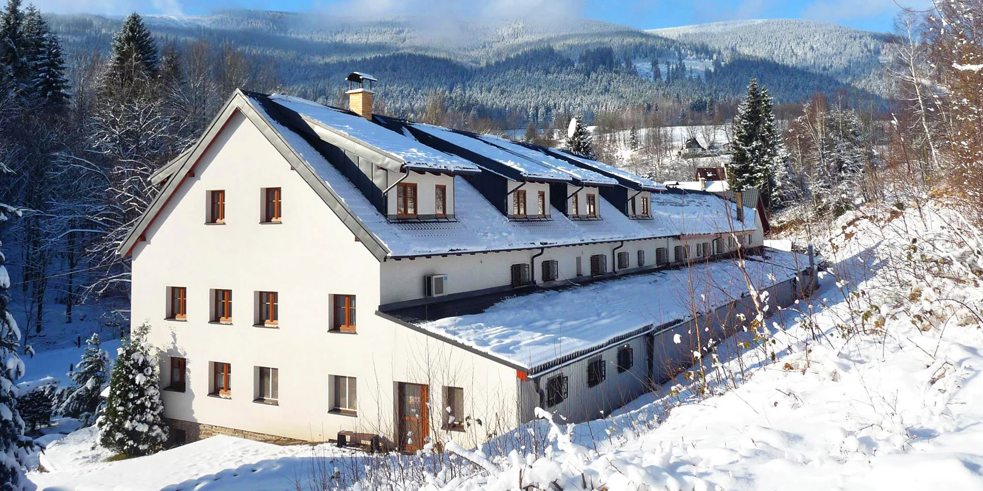 Dovolená s wellness, stravou i bazénem v Jeseníkách