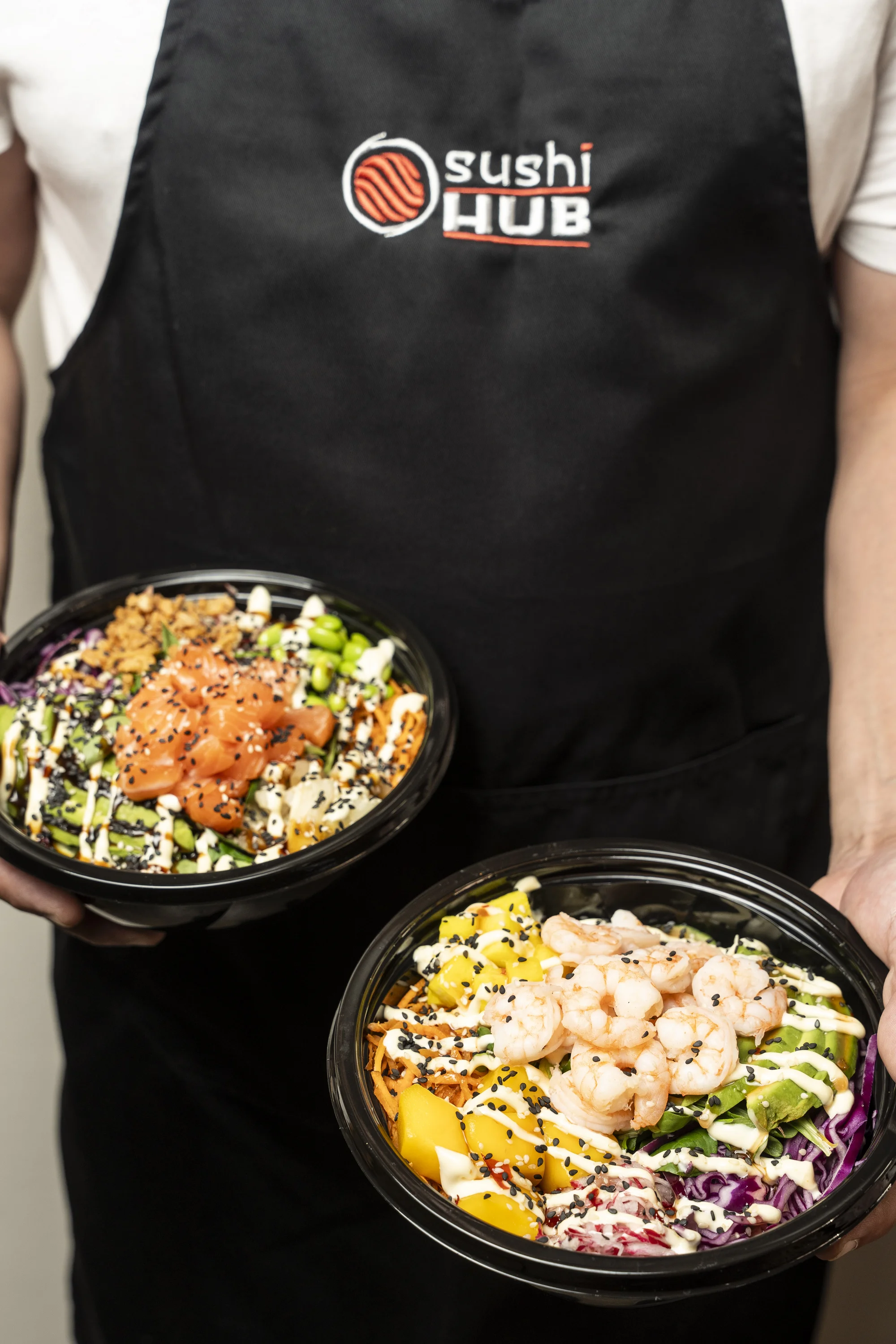 Havajský poke bowl podle výběru ze 3 druhů na odnos s sebou