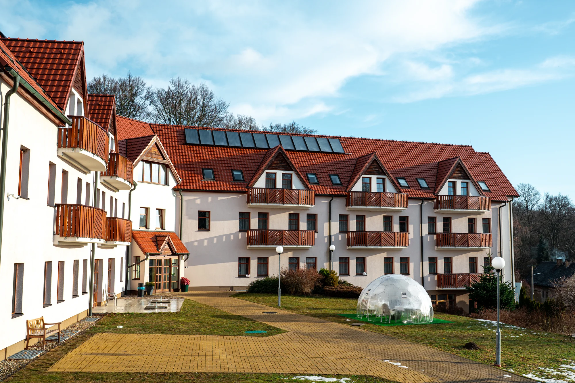Krásný hotel v Krušných horách: neomezený wellness, polopenze a zábava
