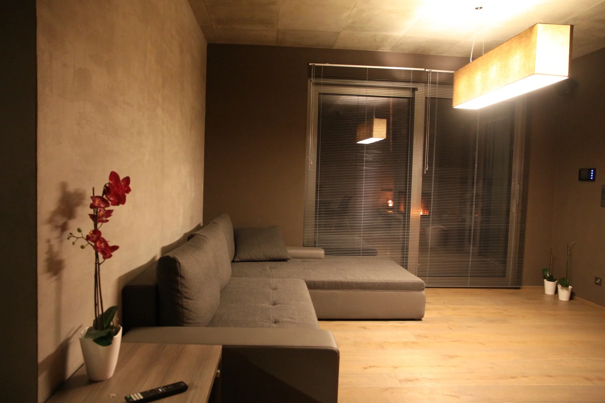 Moderní apartmán s vlastním wellness, bazénem a krbem ve Velkých Popovicích