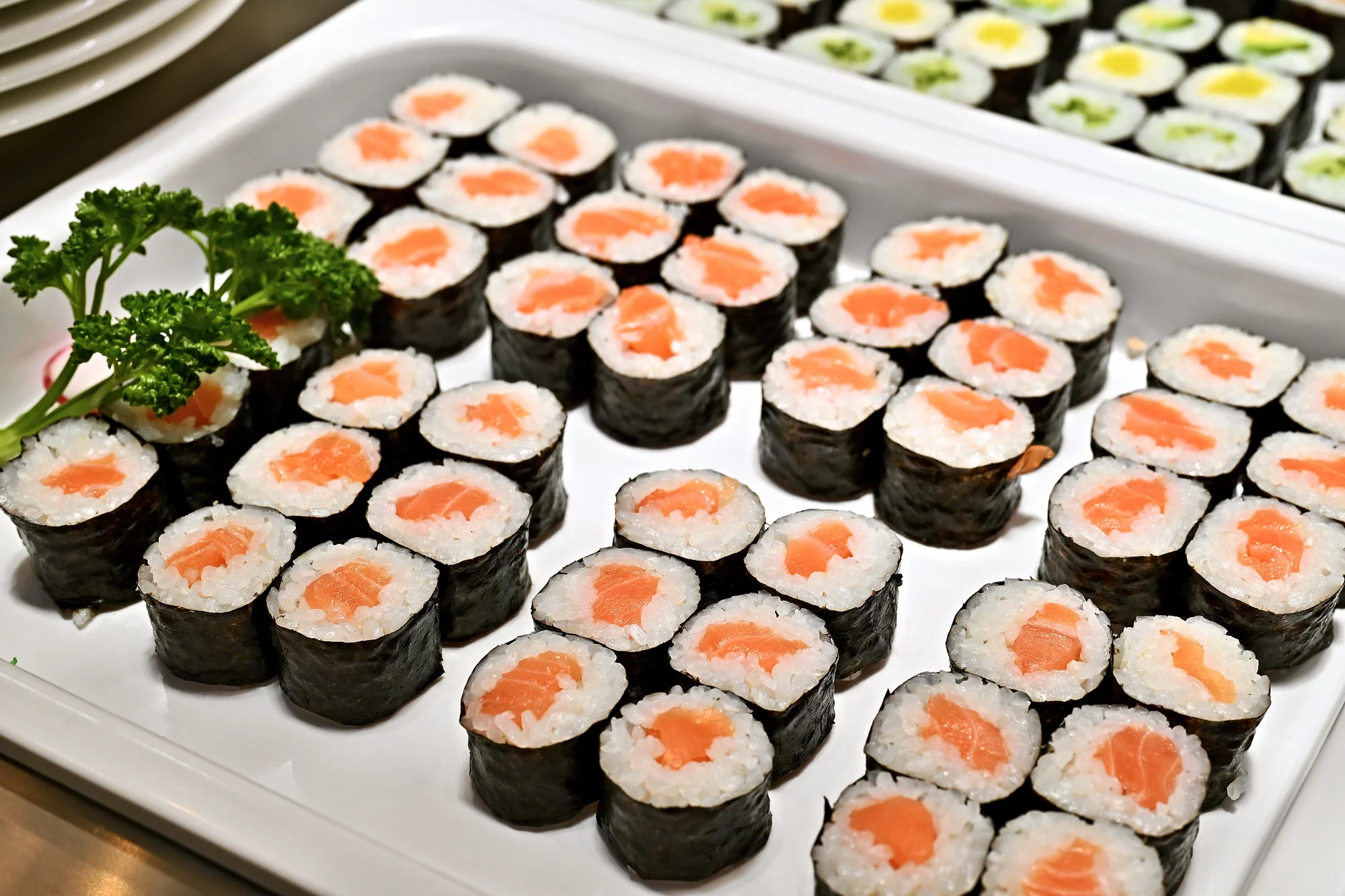 All you can eat sushi a grill v OC Quadrio pro 1 nebo 2 osoby: oběd i večeře, 1,5 hodiny konzumace