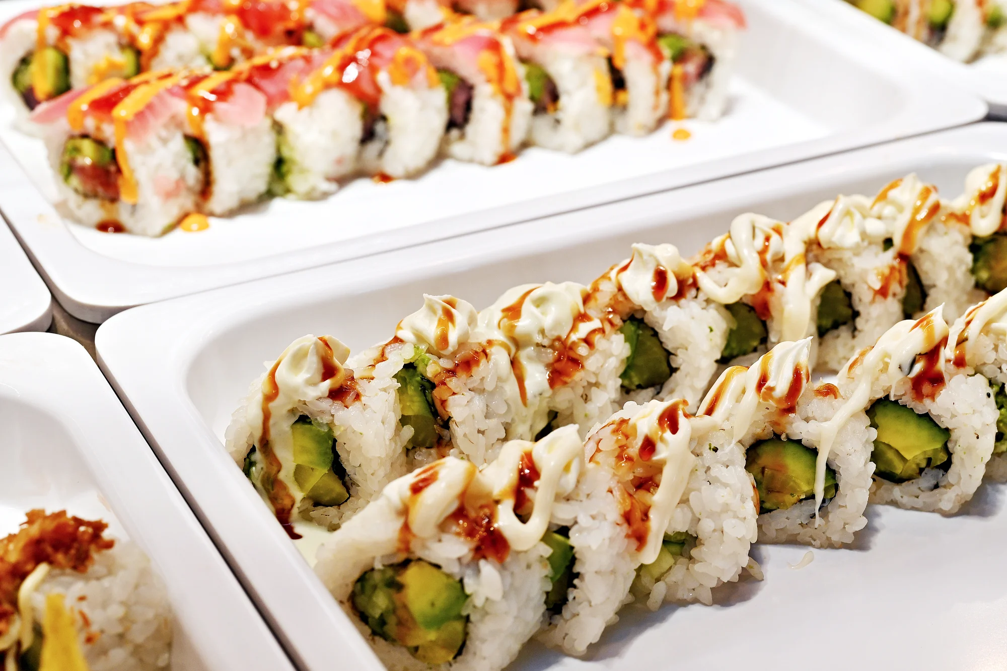 All you can eat sushi a grill v OC Quadrio pro 1 nebo 2 osoby: oběd i večeře, 1,5 hodiny konzumace