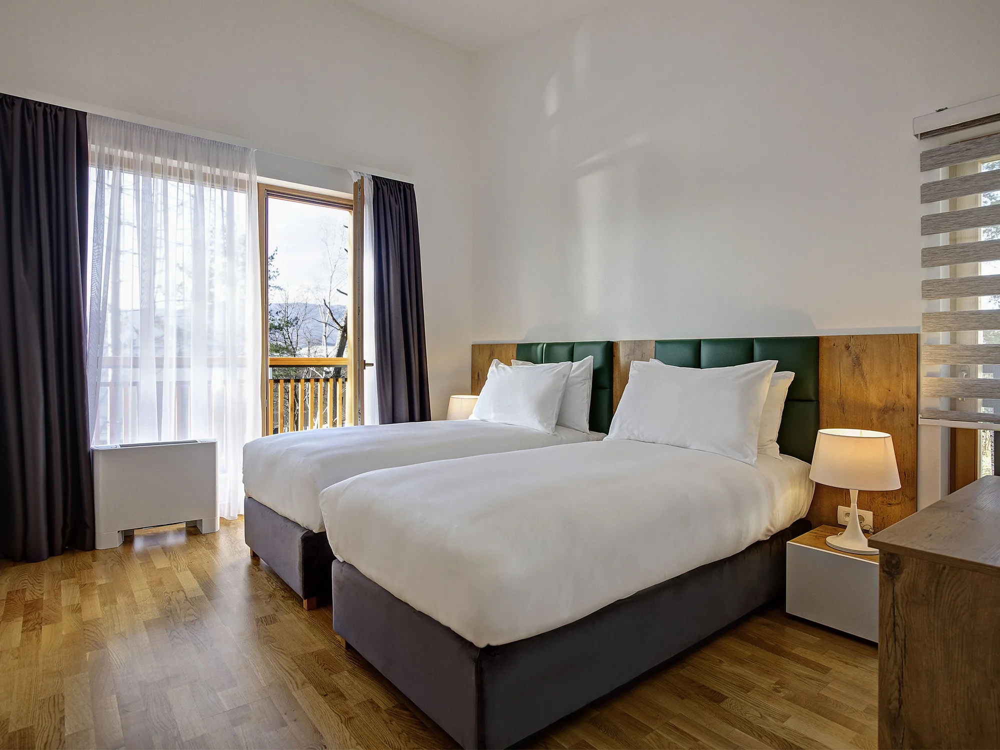 Spa resort uprostřed lesů u Sarajeva: snídaně, luxusní wellness i výhledy na známé hory