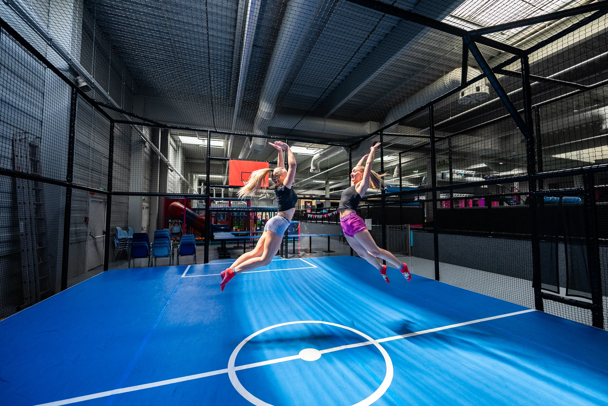 Vstup do trampolínového parku Toboga JUMP! na 60, 90 nebo 120 min.
