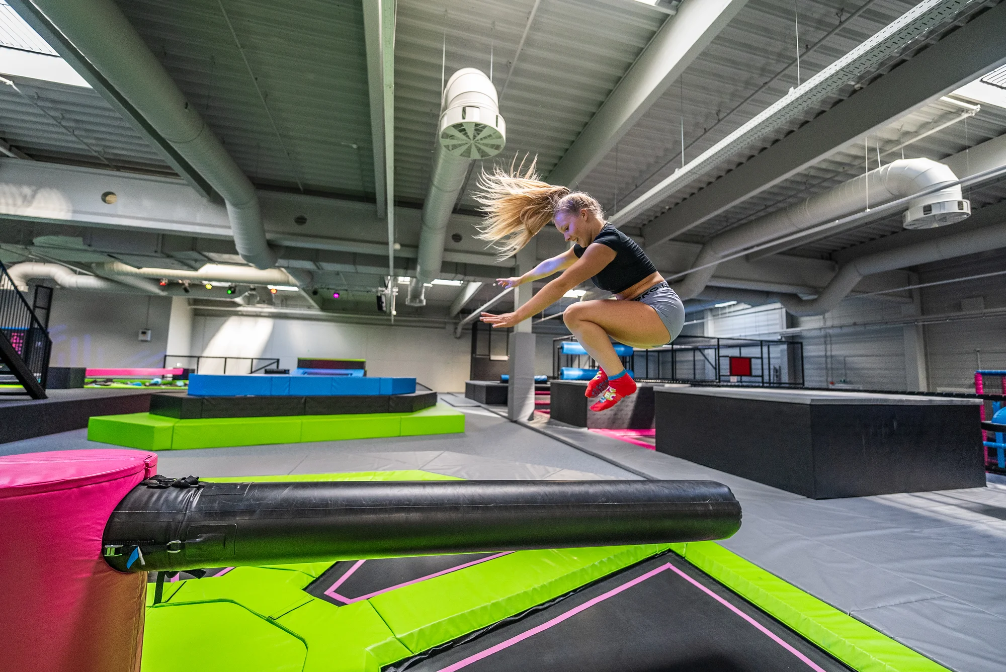 Vstup do trampolínového parku Toboga JUMP! na 60, 90 nebo 120 min.