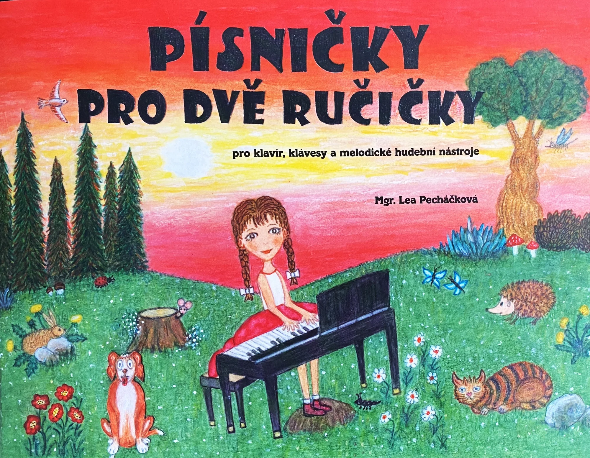 Online kurz hraní na klavír (klávesy) podle barevných not: 31 lekcí pro začátečníky