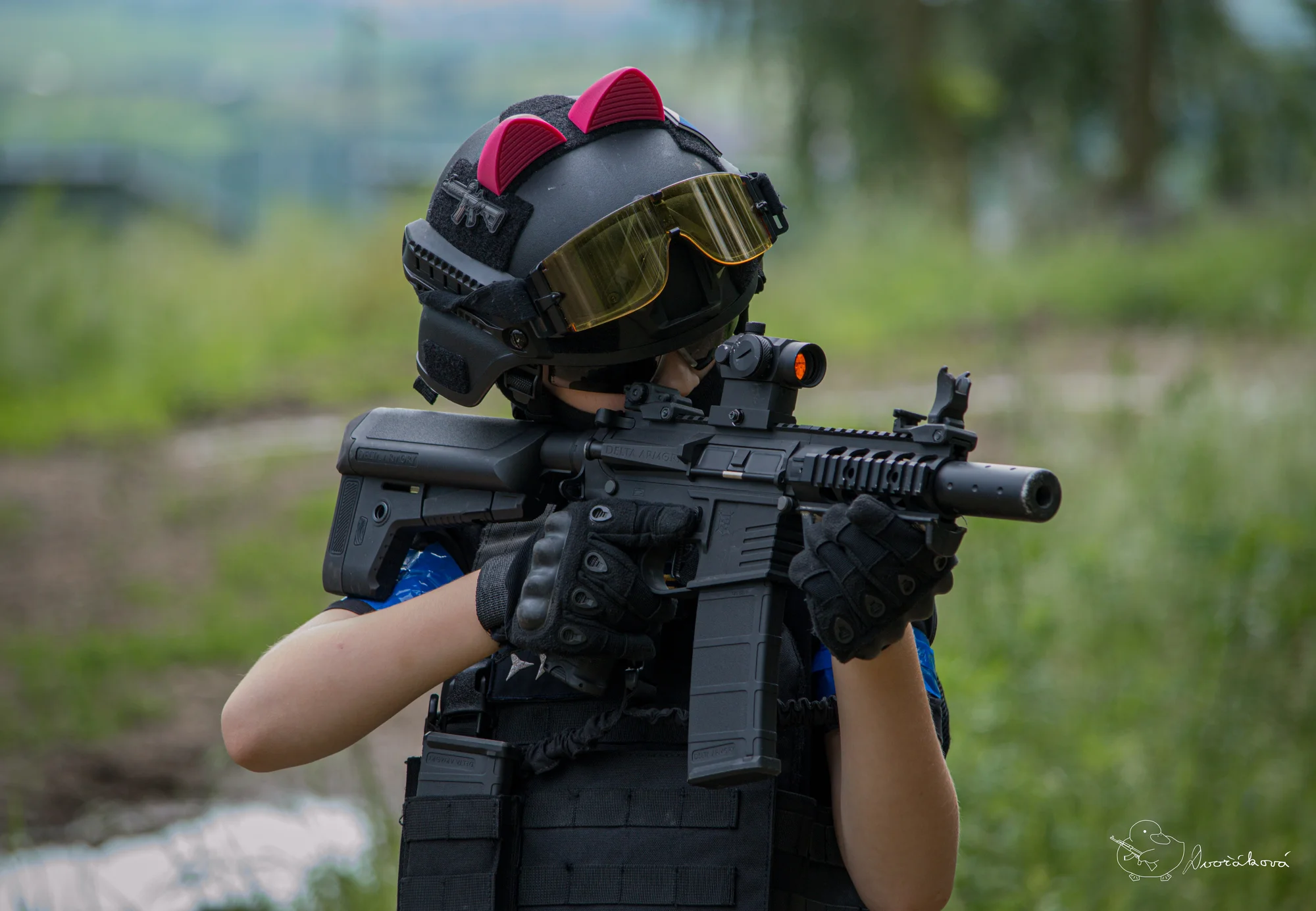 Veřejný airsoft: vstup na sdílenou hru pro 1–7 osob nebo soukromý pronájem