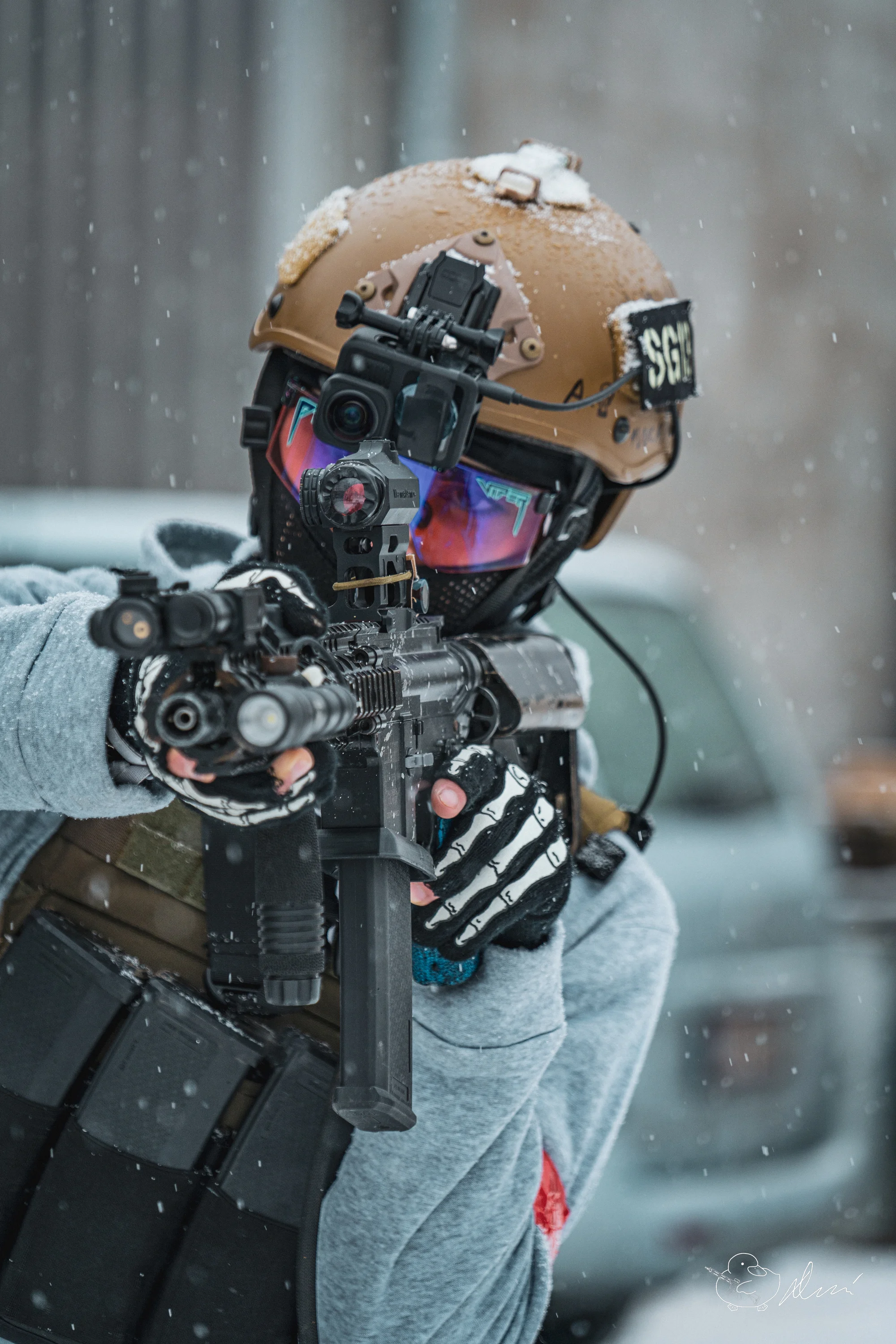 Veřejný airsoft: vstup na sdílenou hru pro 1–7 osob nebo soukromý pronájem