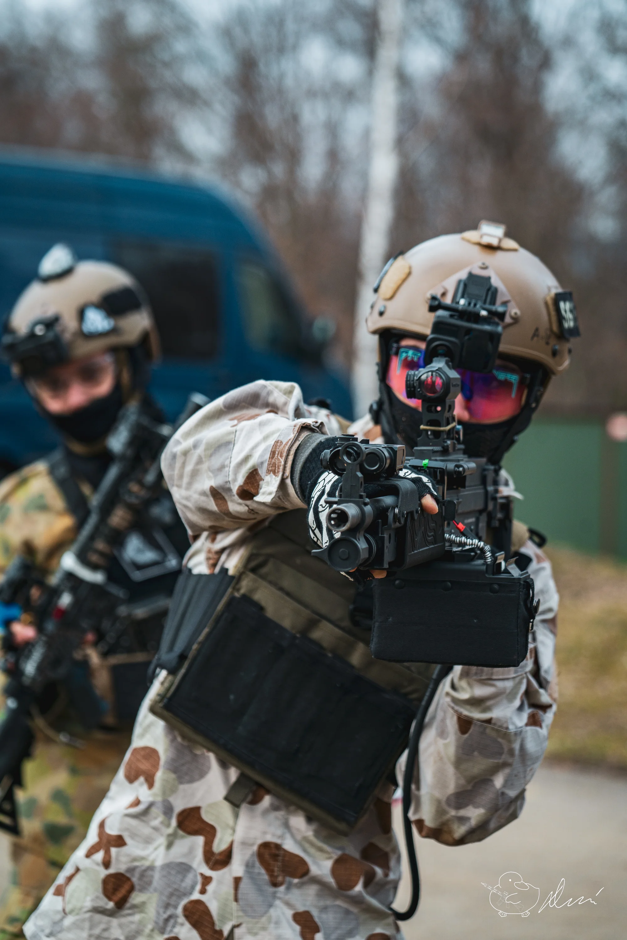 Veřejný airsoft: vstup na sdílenou hru pro 1–7 osob nebo soukromý pronájem