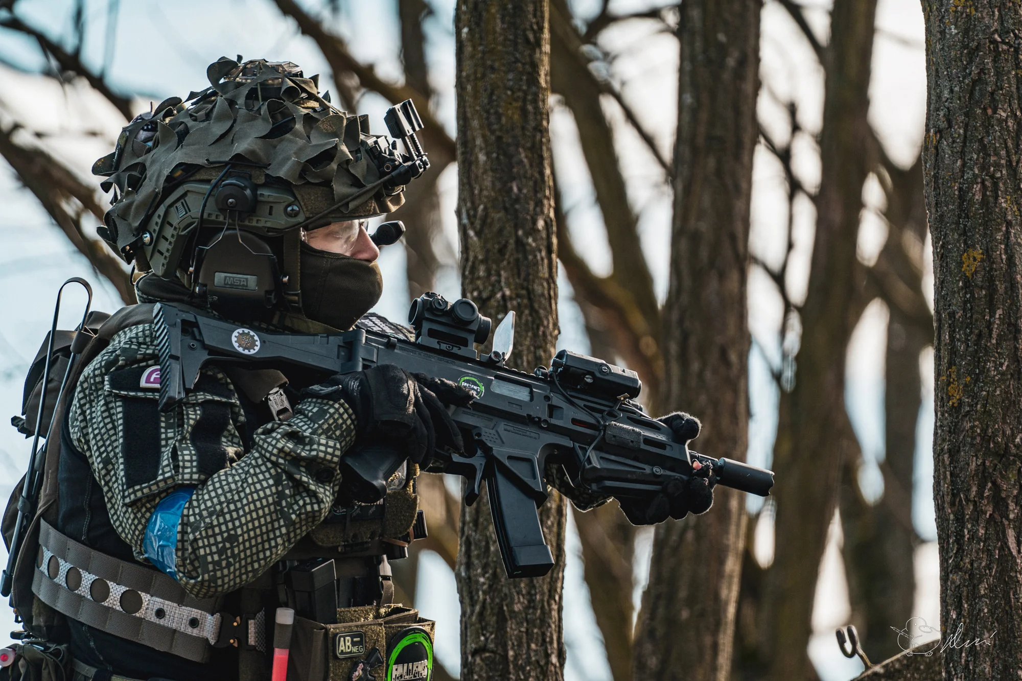 Veřejný airsoft: vstup na sdílenou hru pro 1–7 osob nebo soukromý pronájem