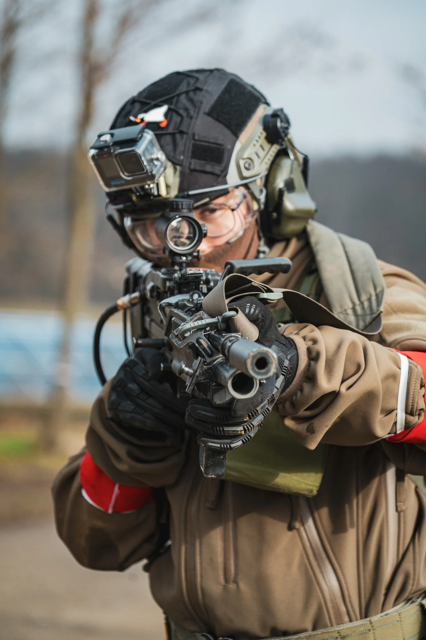 Veřejný airsoft: vstup na sdílenou hru pro 1–7 osob nebo soukromý pronájem