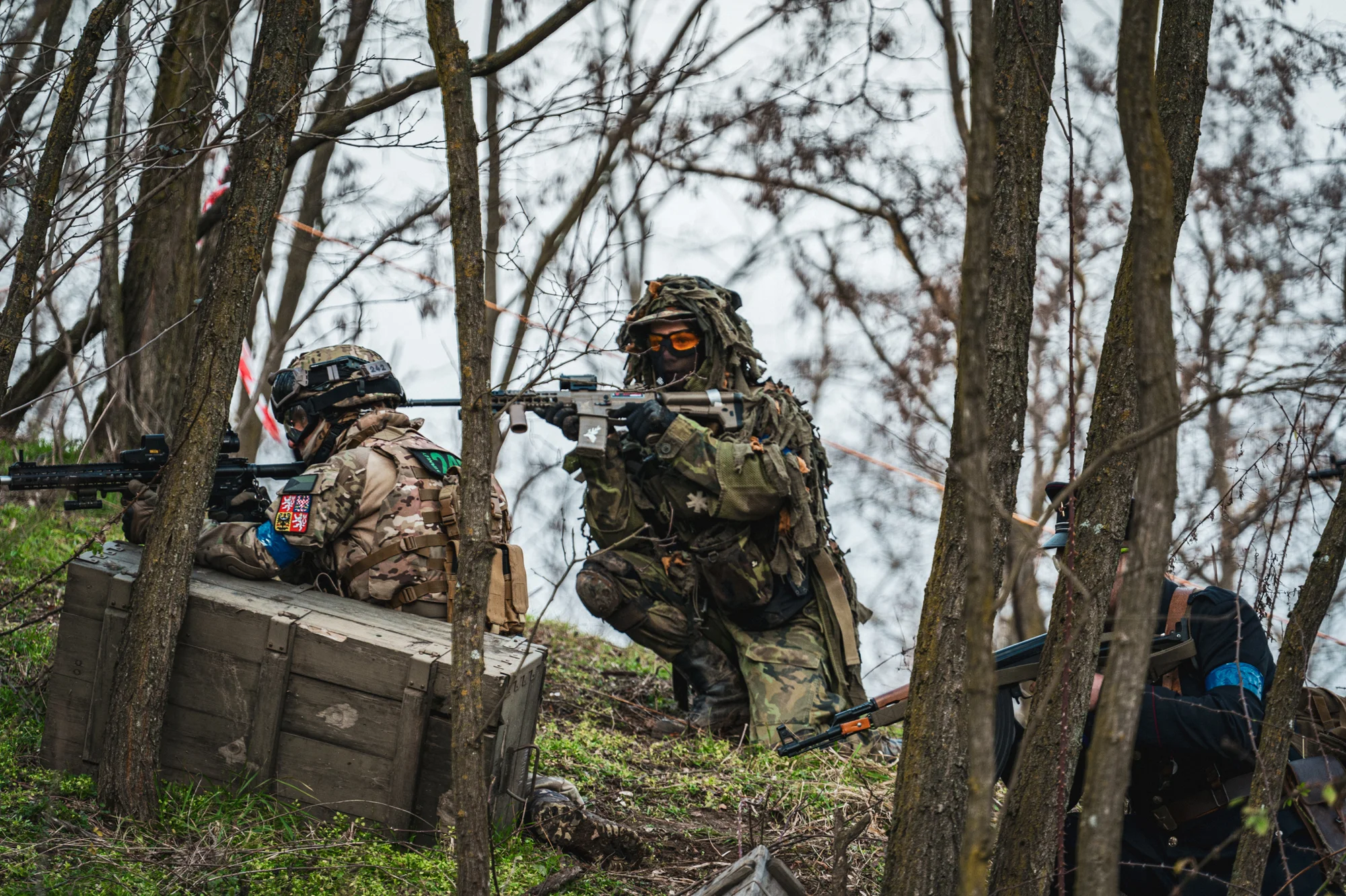 Veřejný airsoft: vstup na sdílenou hru pro 1–7 osob nebo soukromý pronájem
