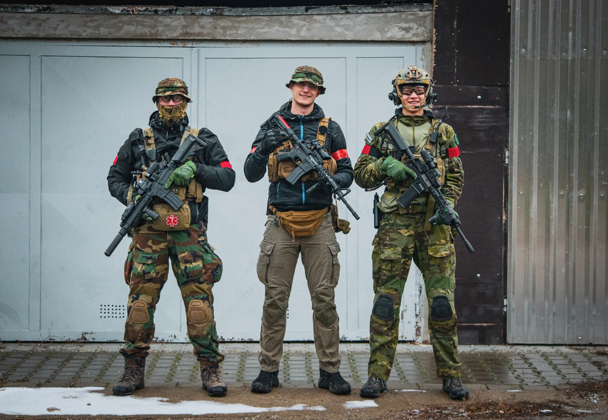 Veřejný airsoft: vstup na sdílenou hru pro 1–7 osob nebo soukromý pronájem