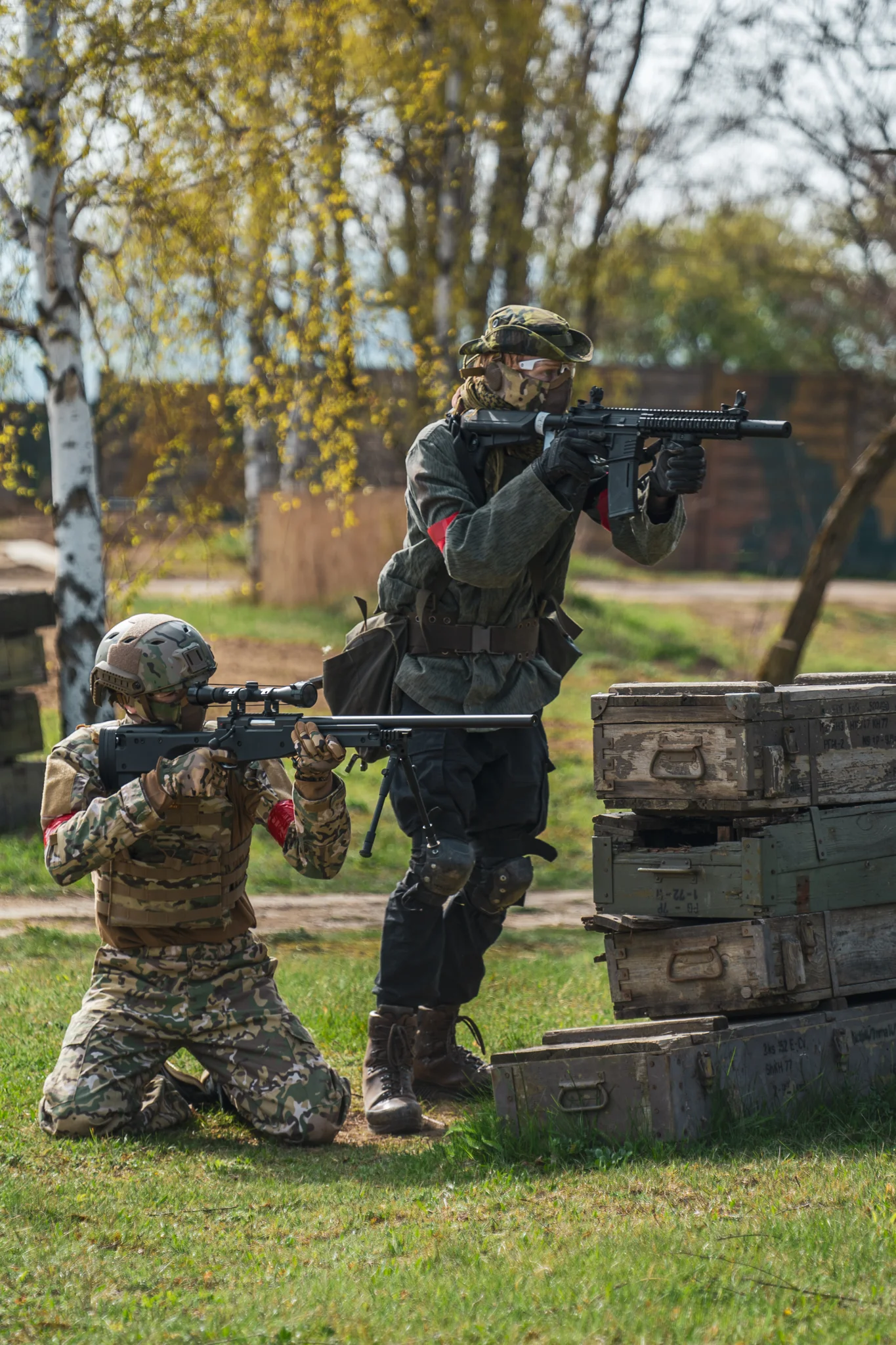 Veřejný airsoft: vstup na sdílenou hru pro 1–7 osob nebo soukromý pronájem