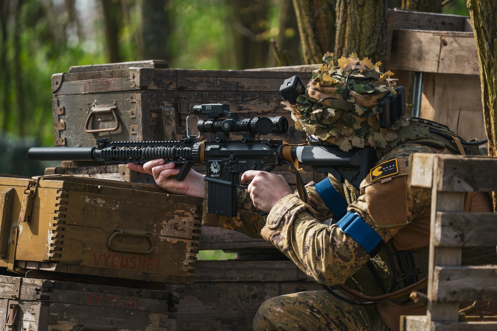 Veřejný airsoft: vstup na sdílenou hru pro 1–7 osob nebo soukromý pronájem
