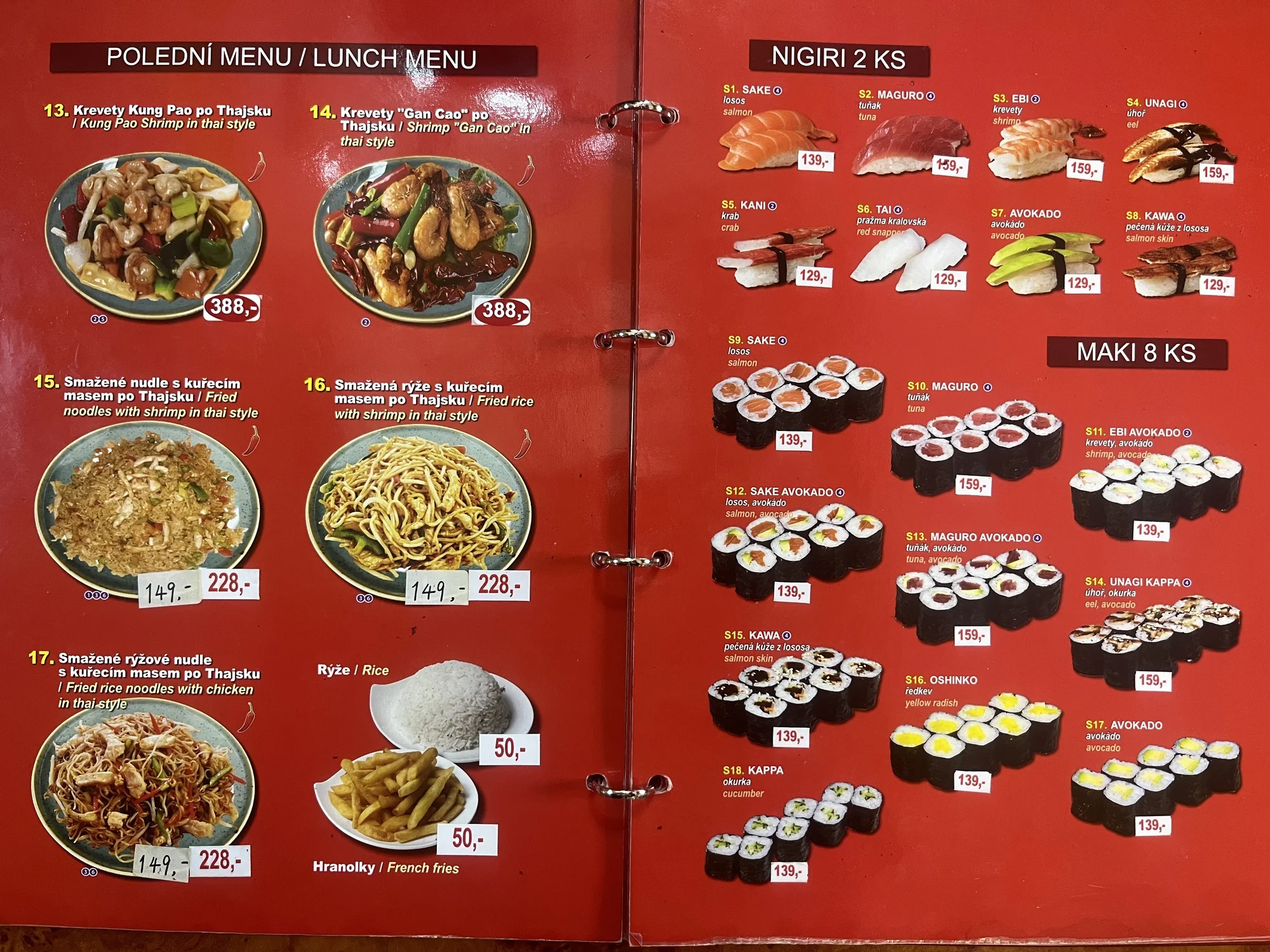 2hod. all you can eat výběrem z menu plné asijských specialit v centru Prahy