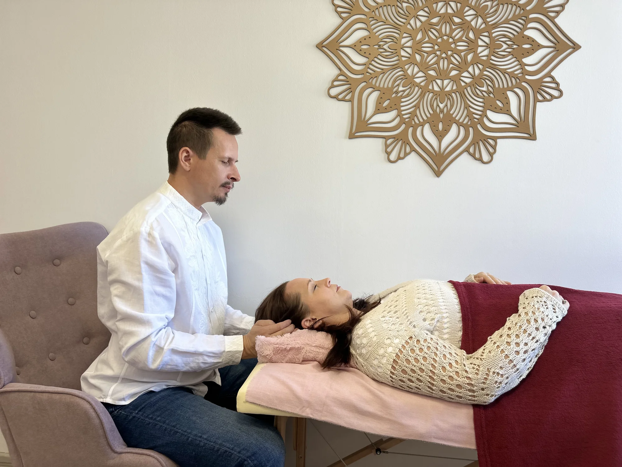 Uvolňující a relaxační sezení Access Bars v délce 60 nebo 90 min.
