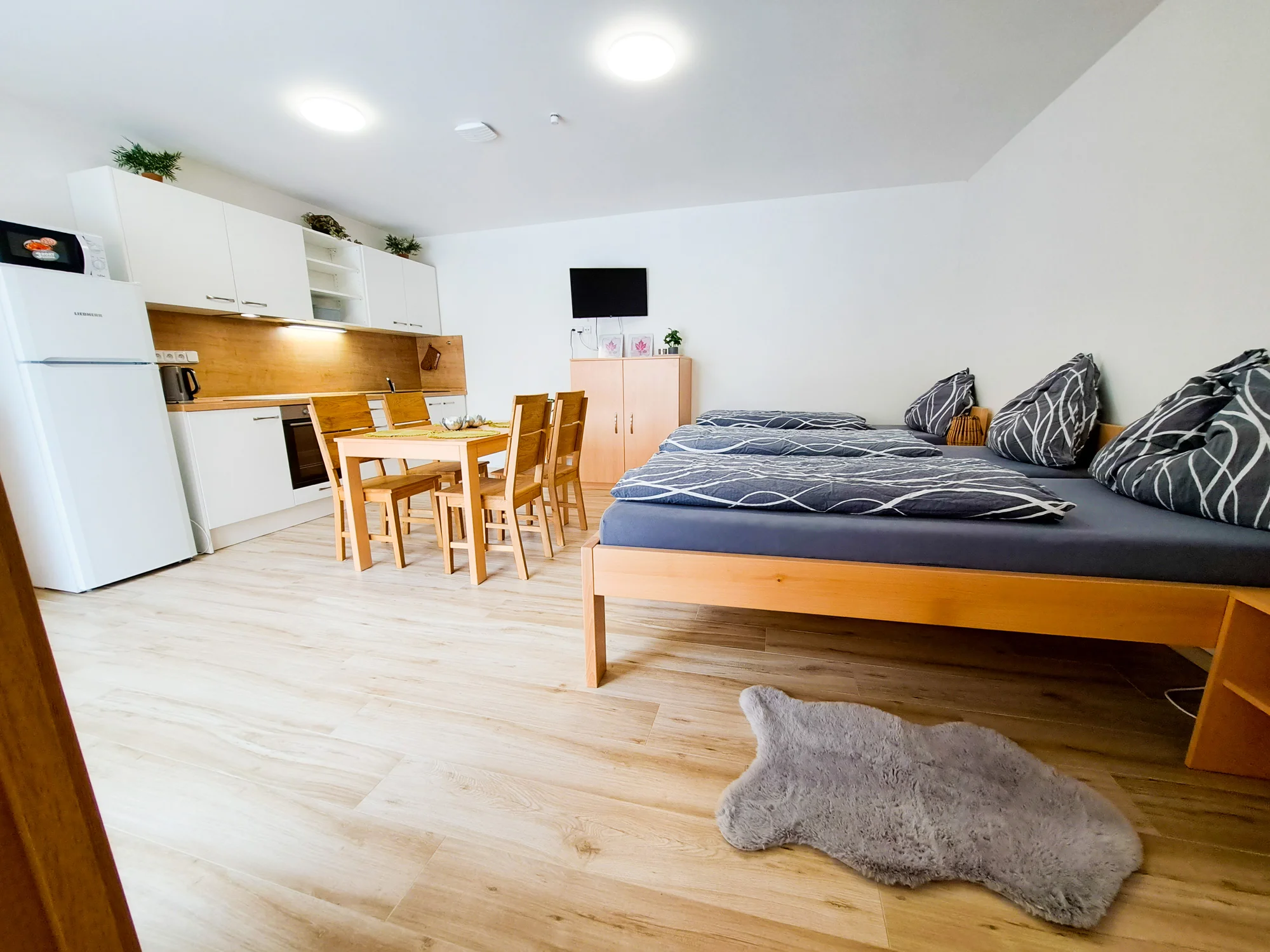 Týn nad Vltavou pro dva i rodinu: krásné apartmány s prostornou kuchyní