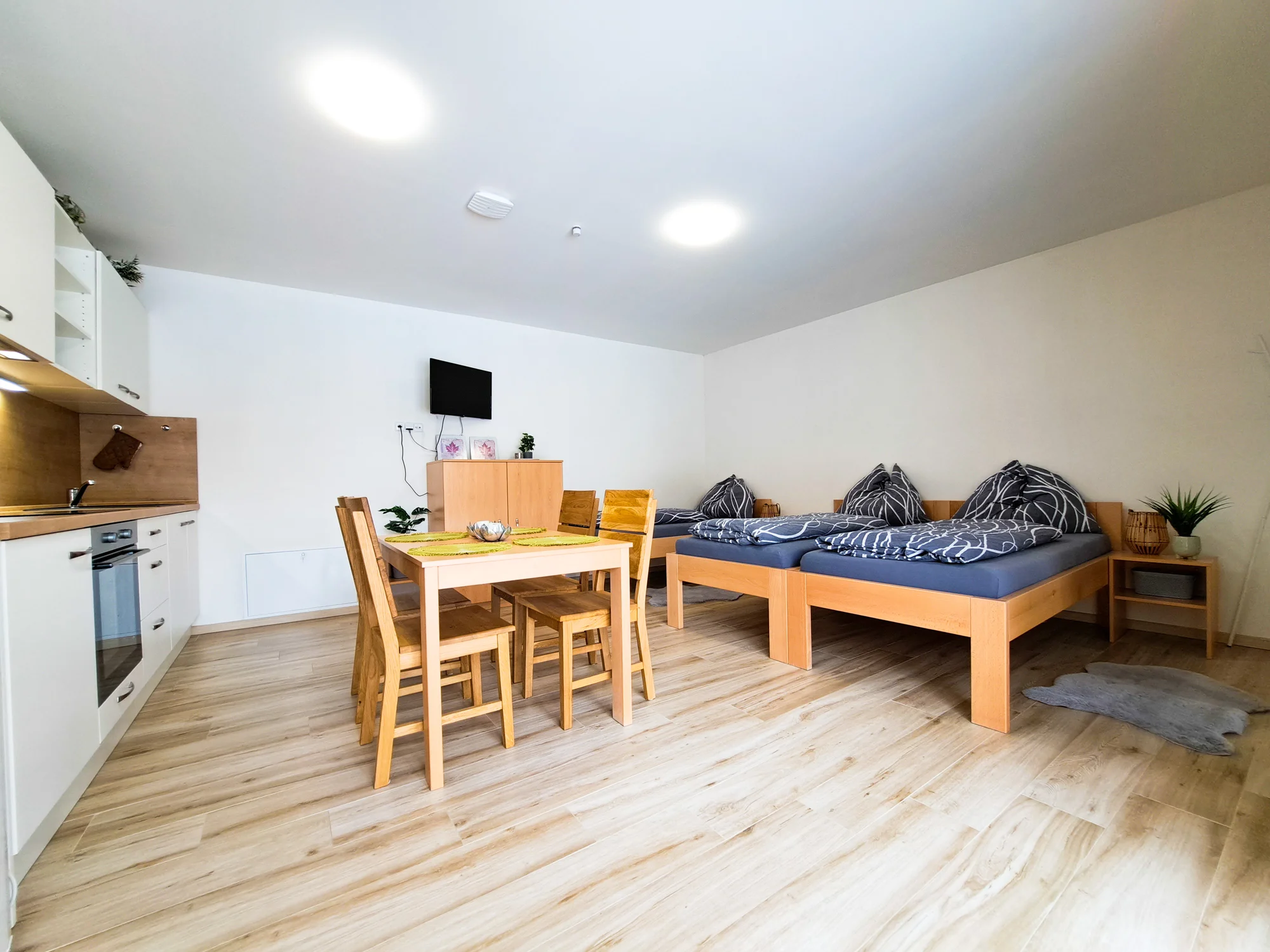Týn nad Vltavou pro dva i rodinu: krásné apartmány s prostornou kuchyní