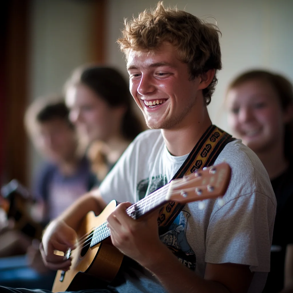 Individuální lekce hraní na kytaru, baskytaru či ukulele (60 minut)