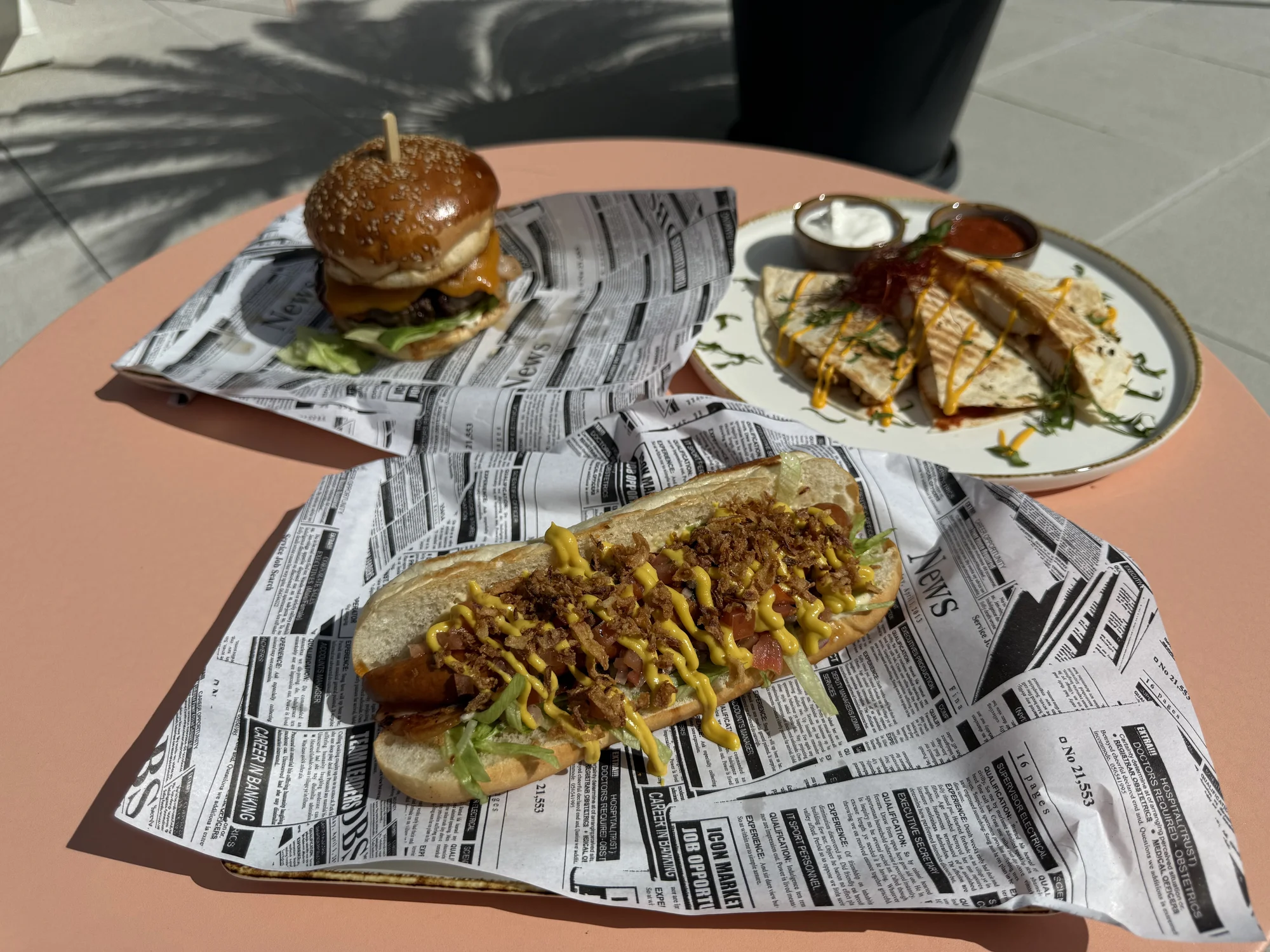Hot dog, quesadilla, burger nebo burrito podle výběru z několika druhů