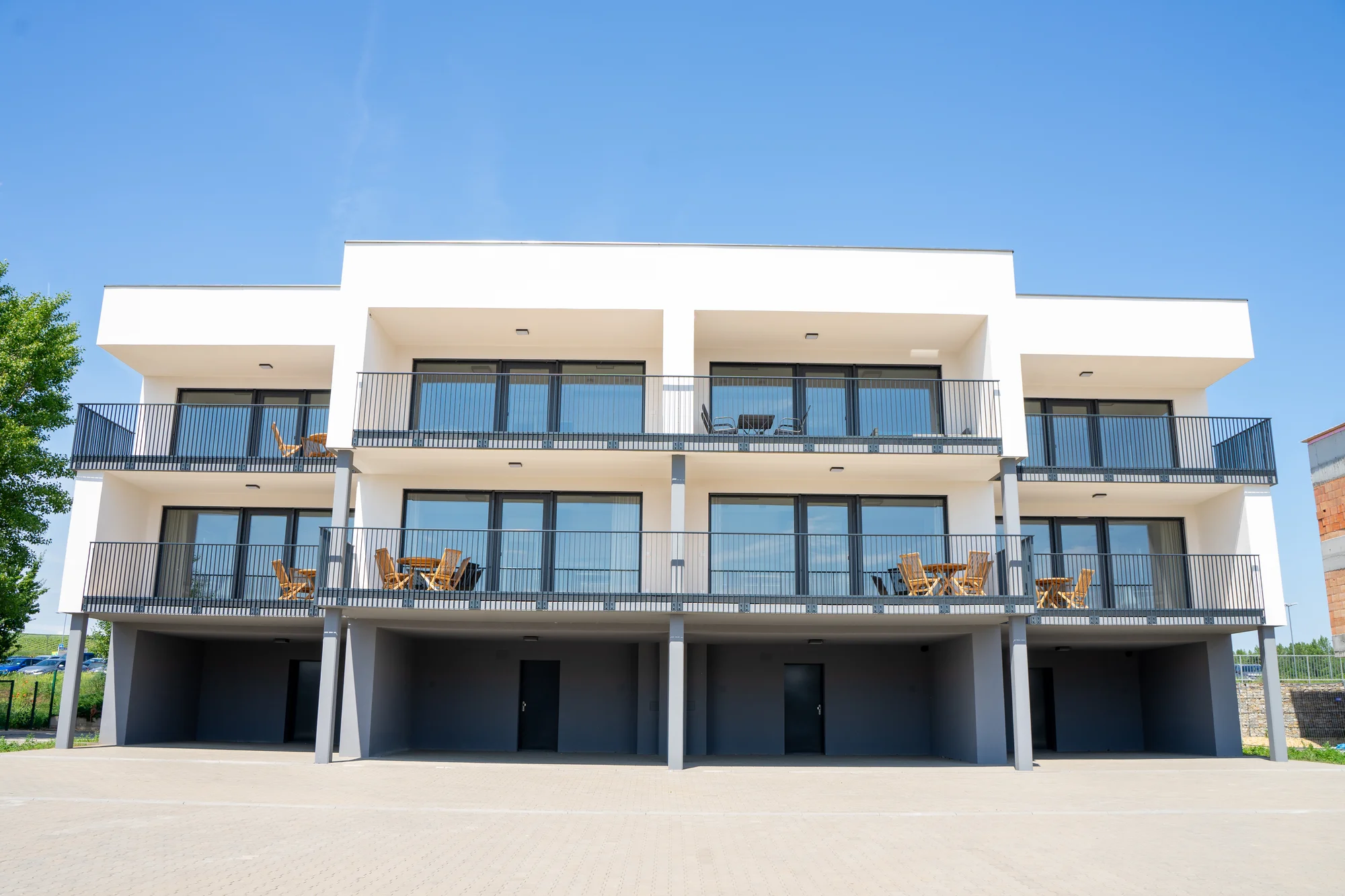 Moderní apartmány v Pasohlávkách vč. wellness, 130 m od Aqualandu Moravia