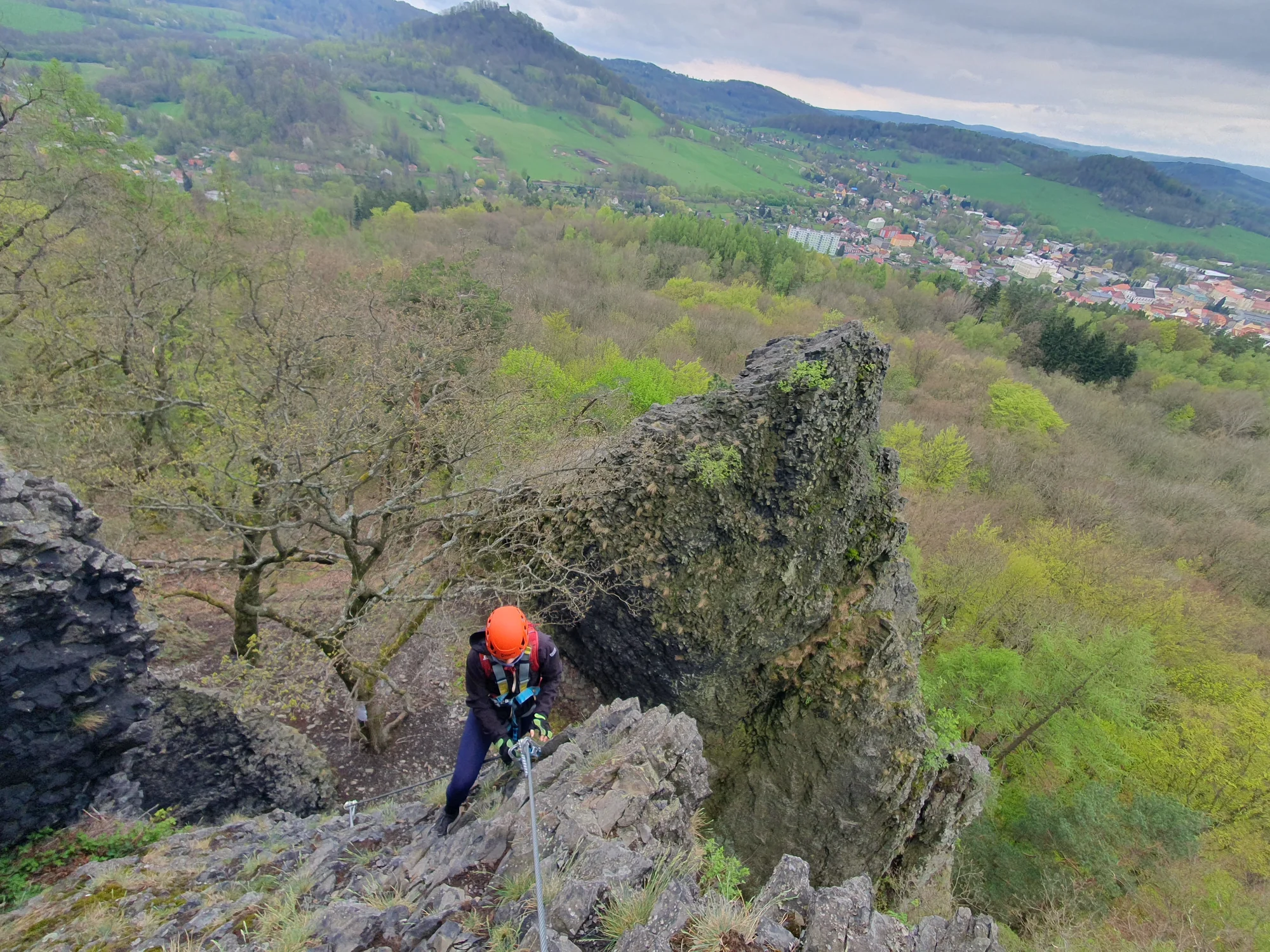Via Ferrata: lezení po zajištěných cestách na Jehlu u České Kamenice až pro 3 osoby