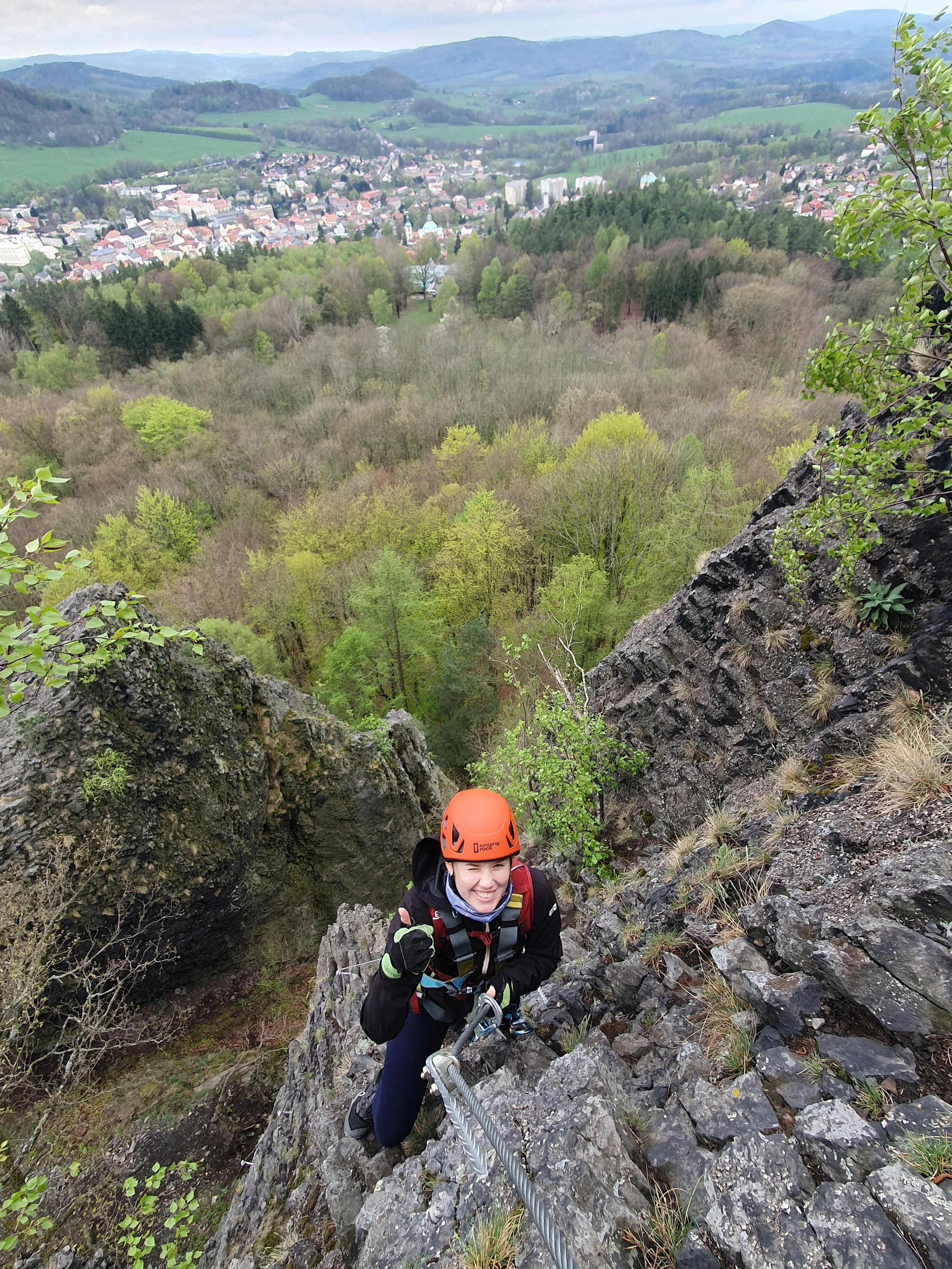 Via Ferrata: lezení po zajištěných cestách na Jehlu u České Kamenice až pro 3 osoby