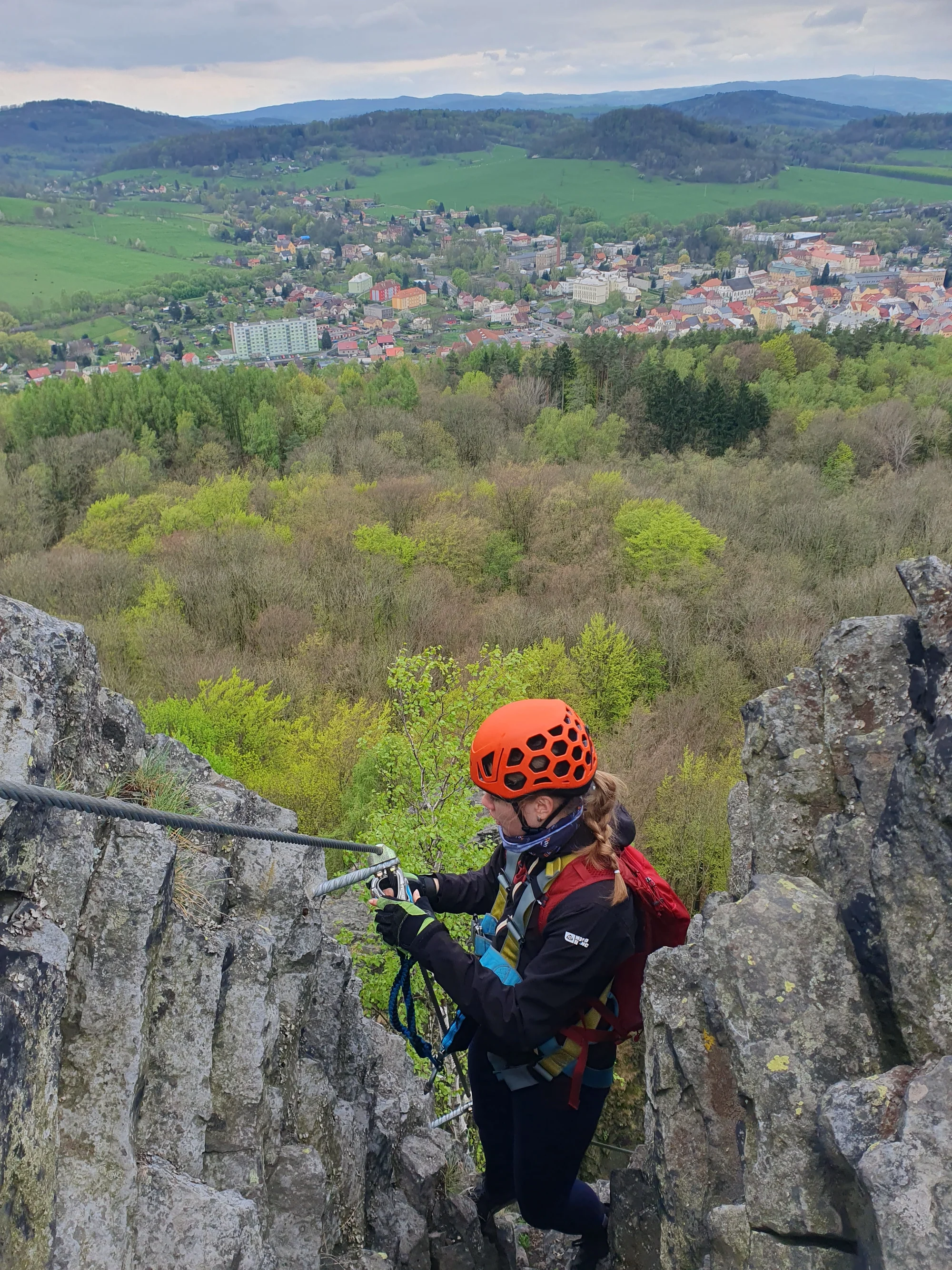 Via Ferrata: lezení po zajištěných cestách na Jehlu u České Kamenice až pro 3 osoby