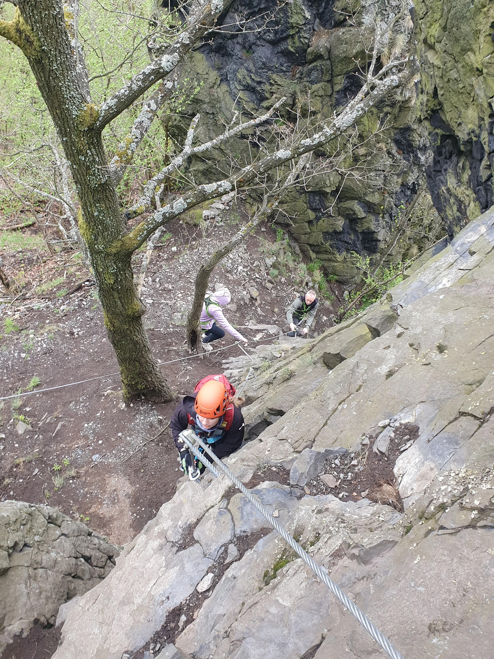 Via Ferrata: lezení po zajištěných cestách na Jehlu u České Kamenice až pro 3 osoby