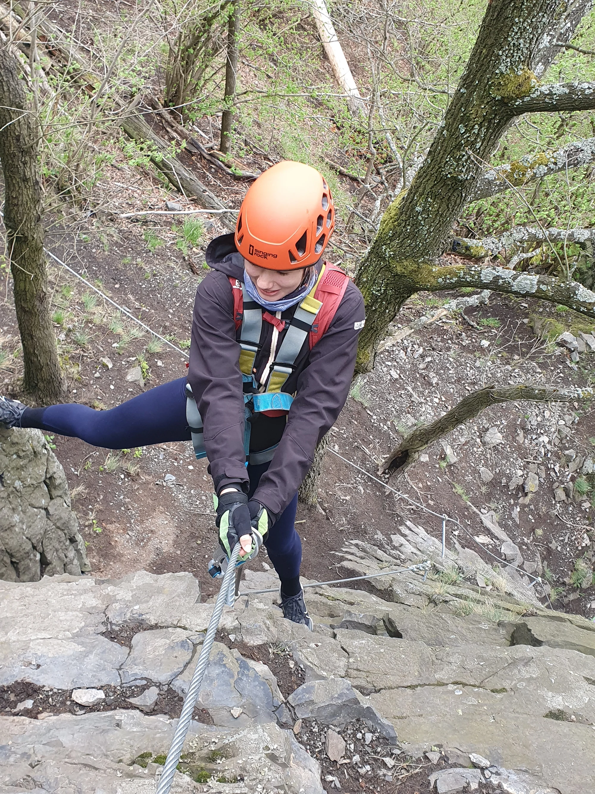 Via Ferrata: lezení po zajištěných cestách na Jehlu u České Kamenice až pro 3 osoby