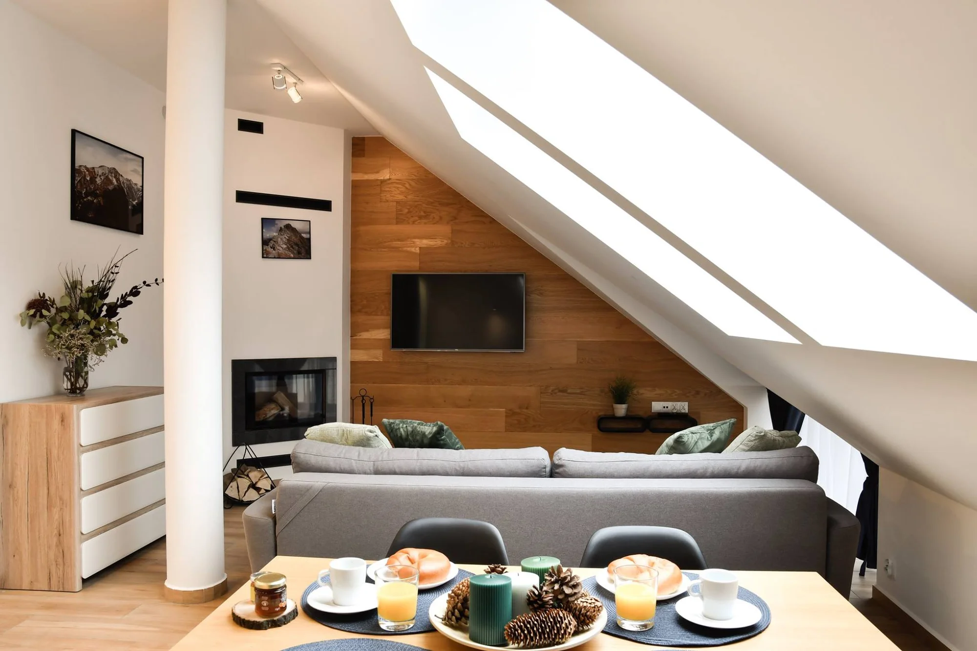 Dovolená v Zakopaném: moderní apartmány s výhledem na Tatry až pro 8 os.