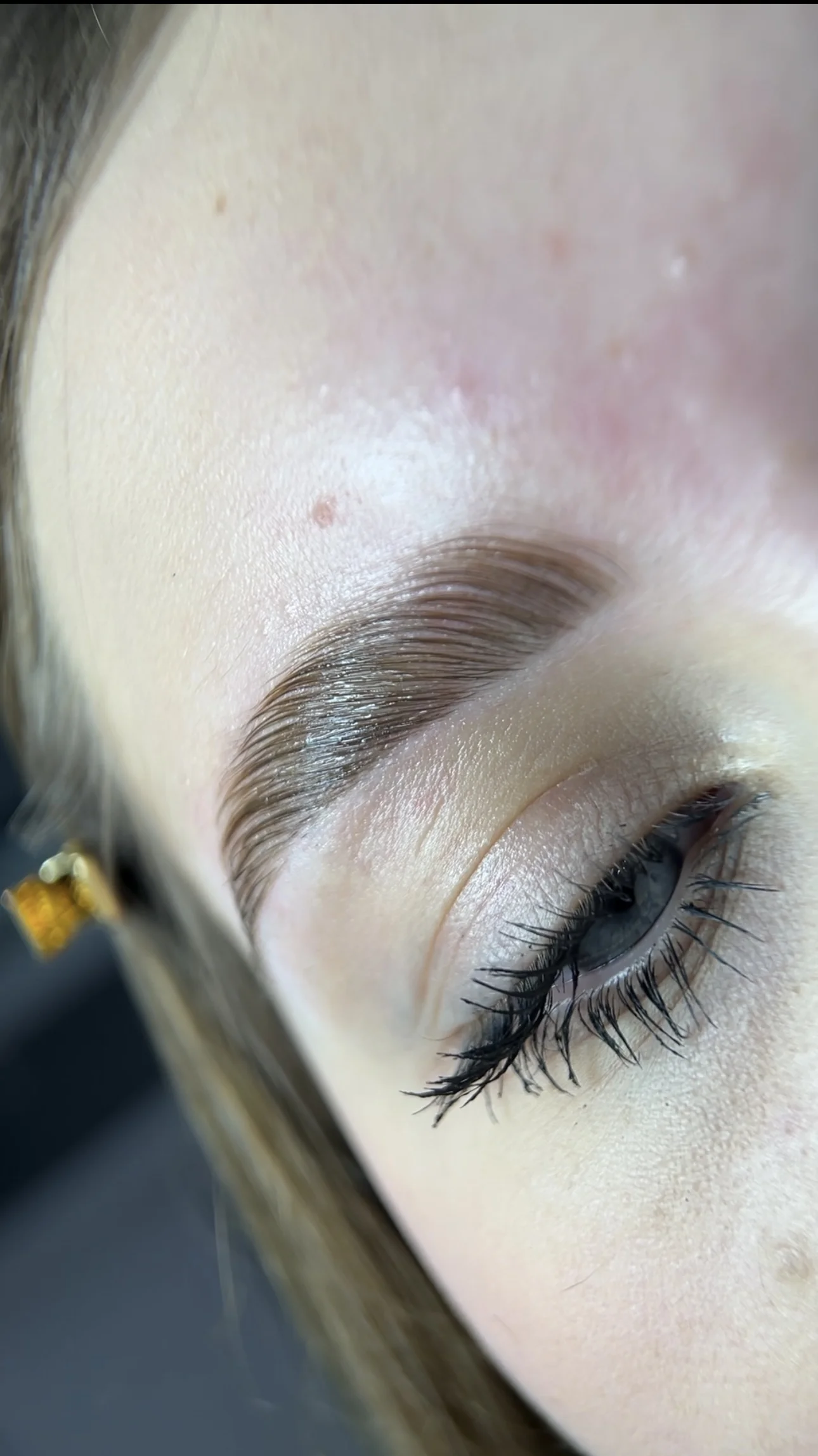Úprava obočí i celkové líčení: barvení obočí barvou nebo hennou a nude make-up