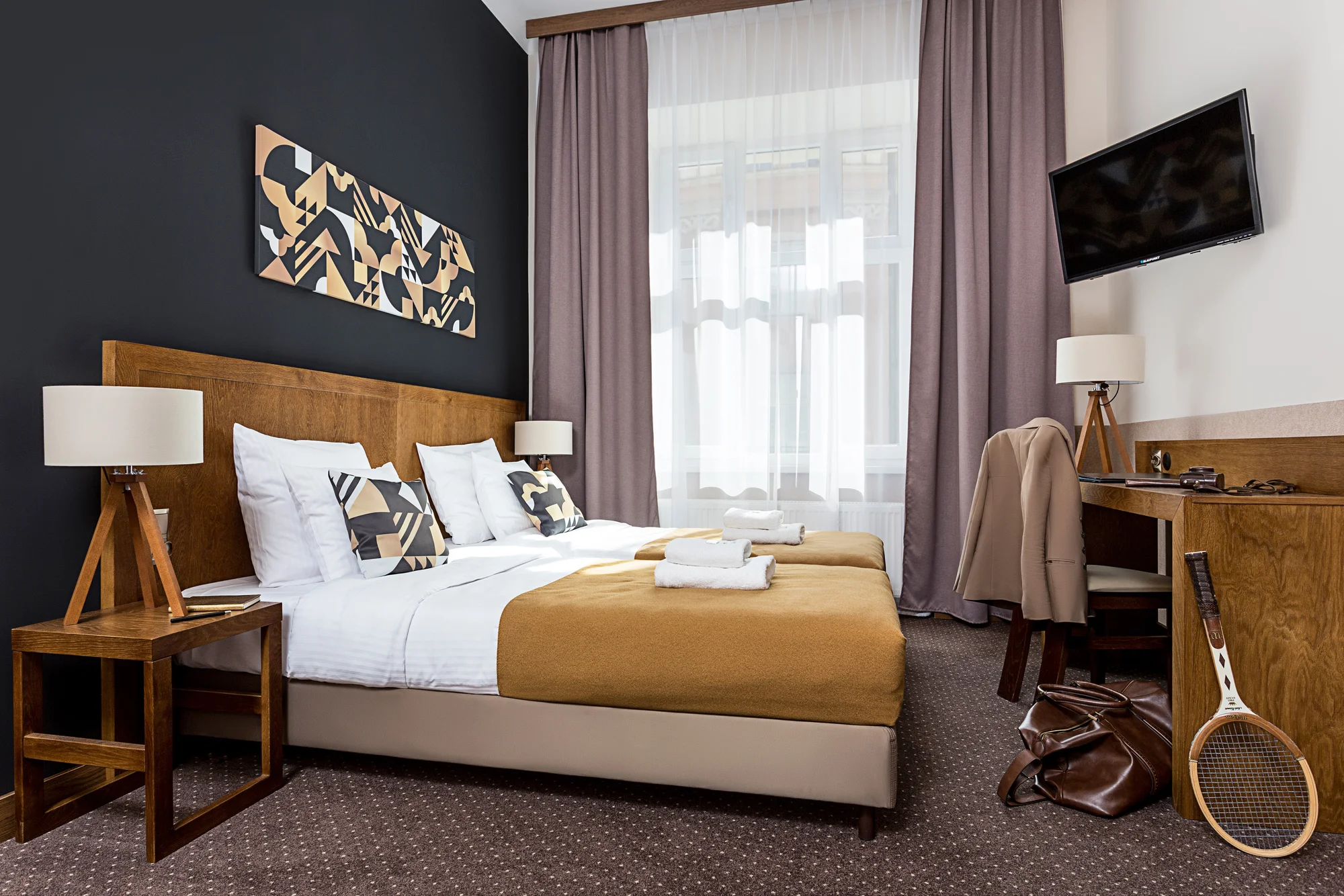 Moderní hotel v Krakově se snídaní a klidnou zahradou, 1 km od Hlavního náměstí