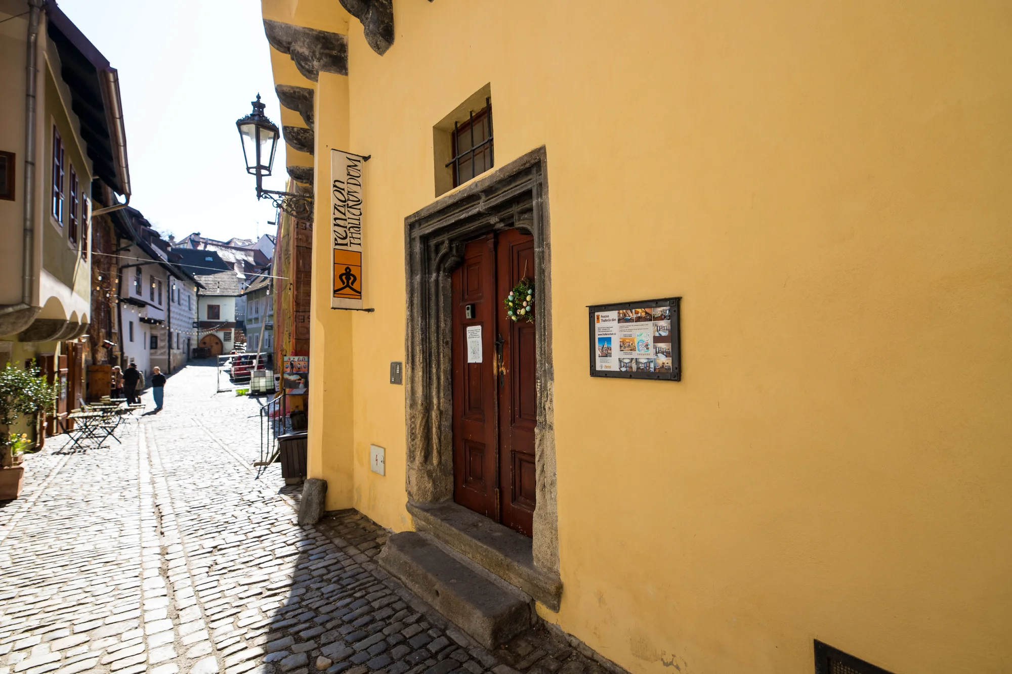 Pobyt v historickém penzionu v srdci Českého Krumlova: snídaně a 10% sleva do restaurace