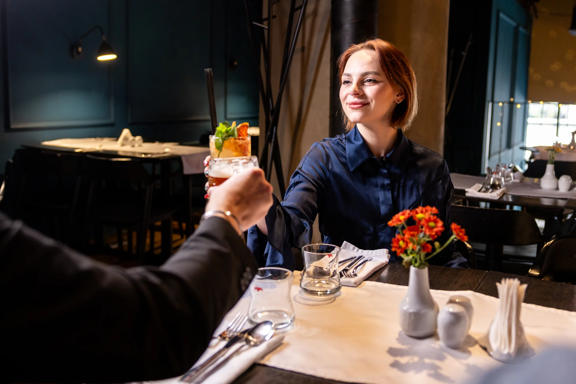 Oběd v restauraci Talíř: kulajda či vývar, svíčková nebo tarhoňové rizoto a pití