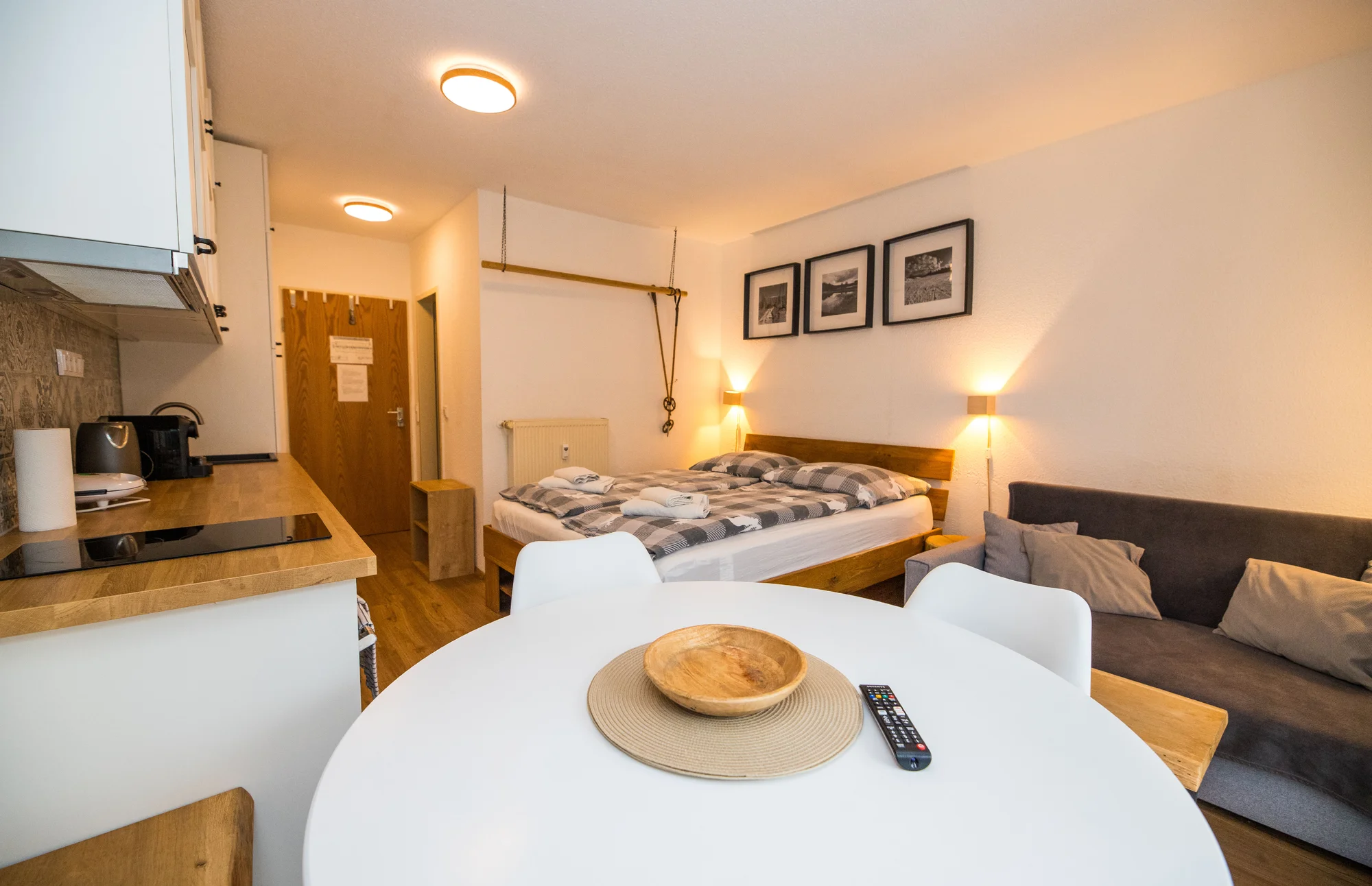 Vybavený moderní apartmán na Šumavě pod vrcholem Almberg