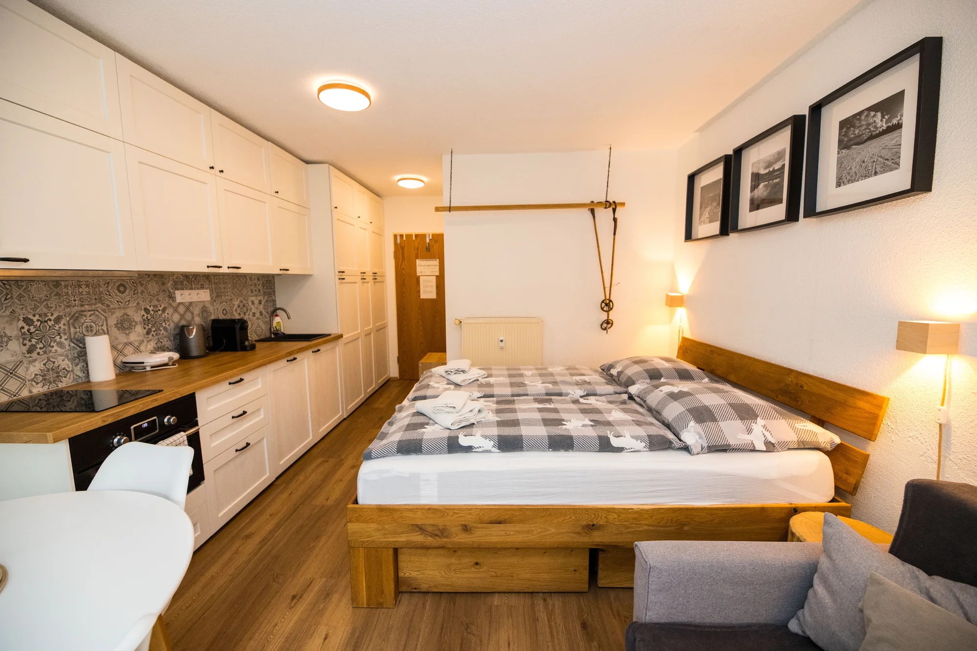 Vybavený moderní apartmán na Šumavě pod vrcholem Almberg