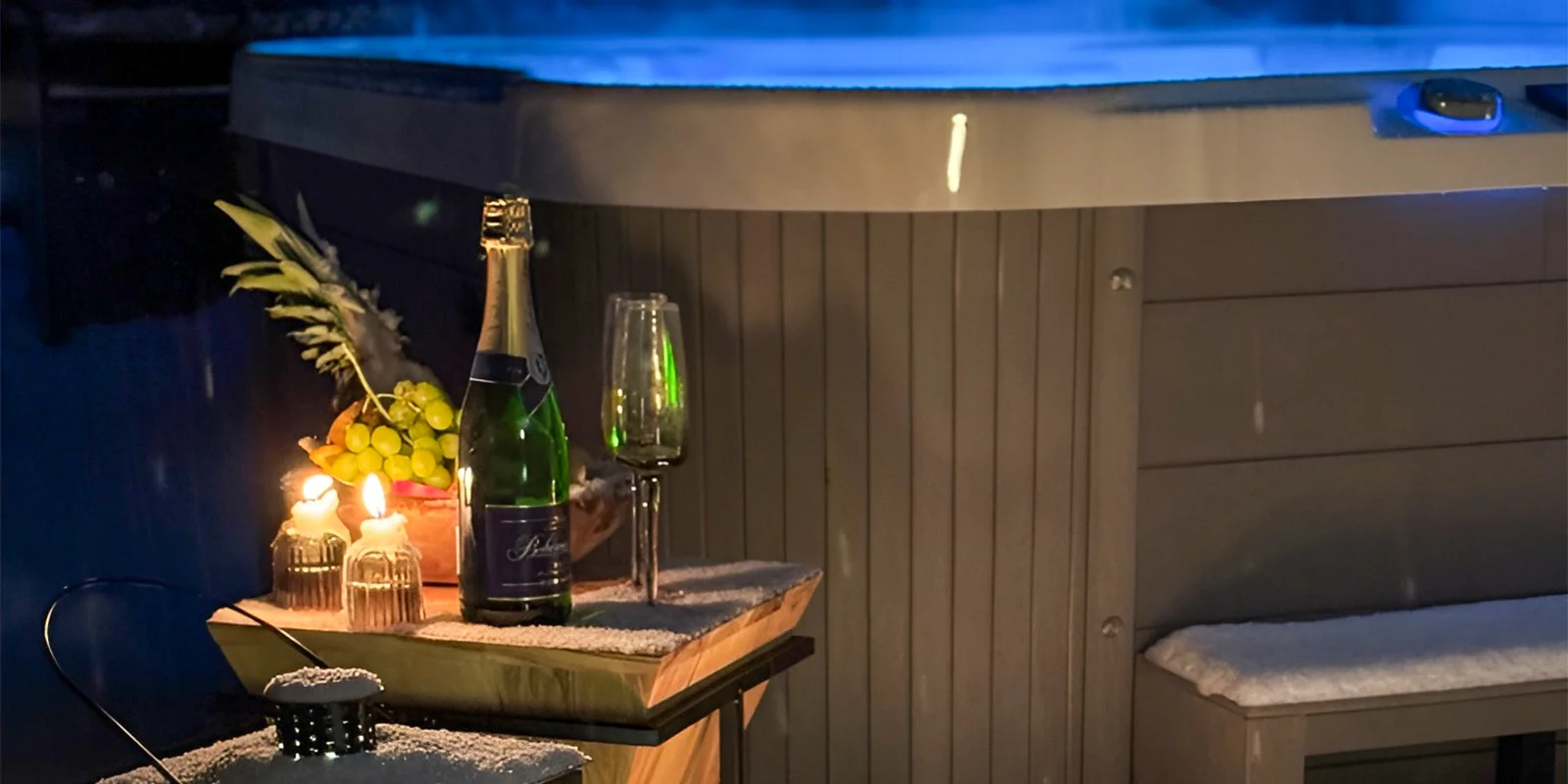 Až 150 min. privátního wellness s nápoji i mísou ovoce pro 2 osoby