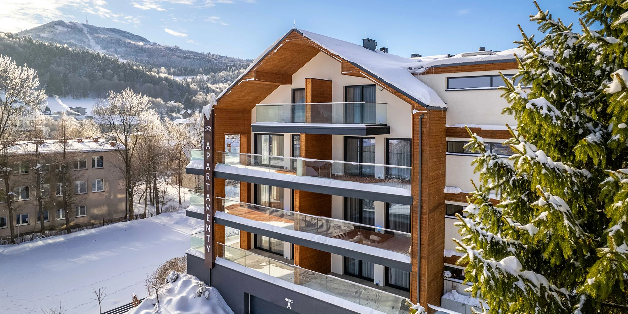 Slezské Beskydy: aparthotel se snídaní, sauny