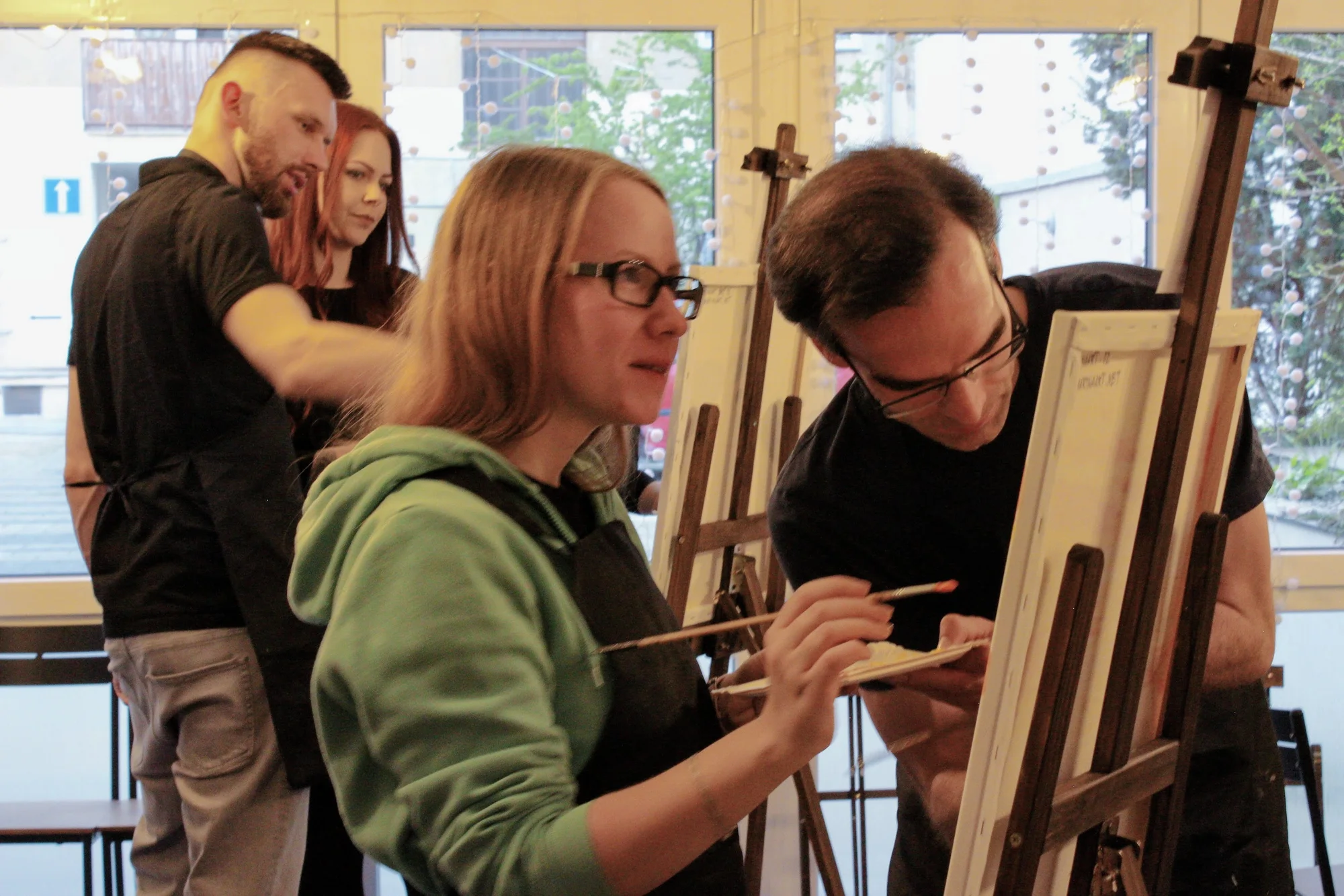 Art rande: romantický workshop malování akrylem i s lahví sektu a občerstvením