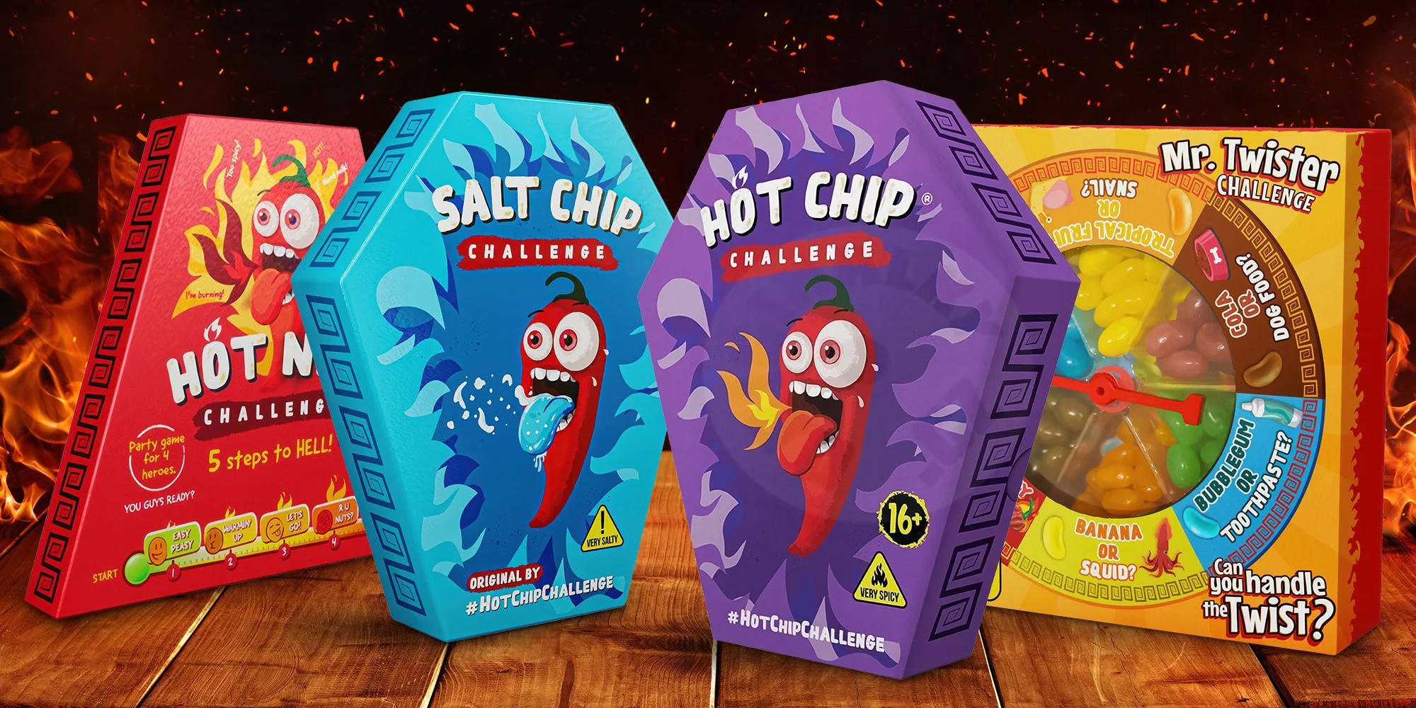 Nejslanější i nejpálivější chips nebo záludné bonbony