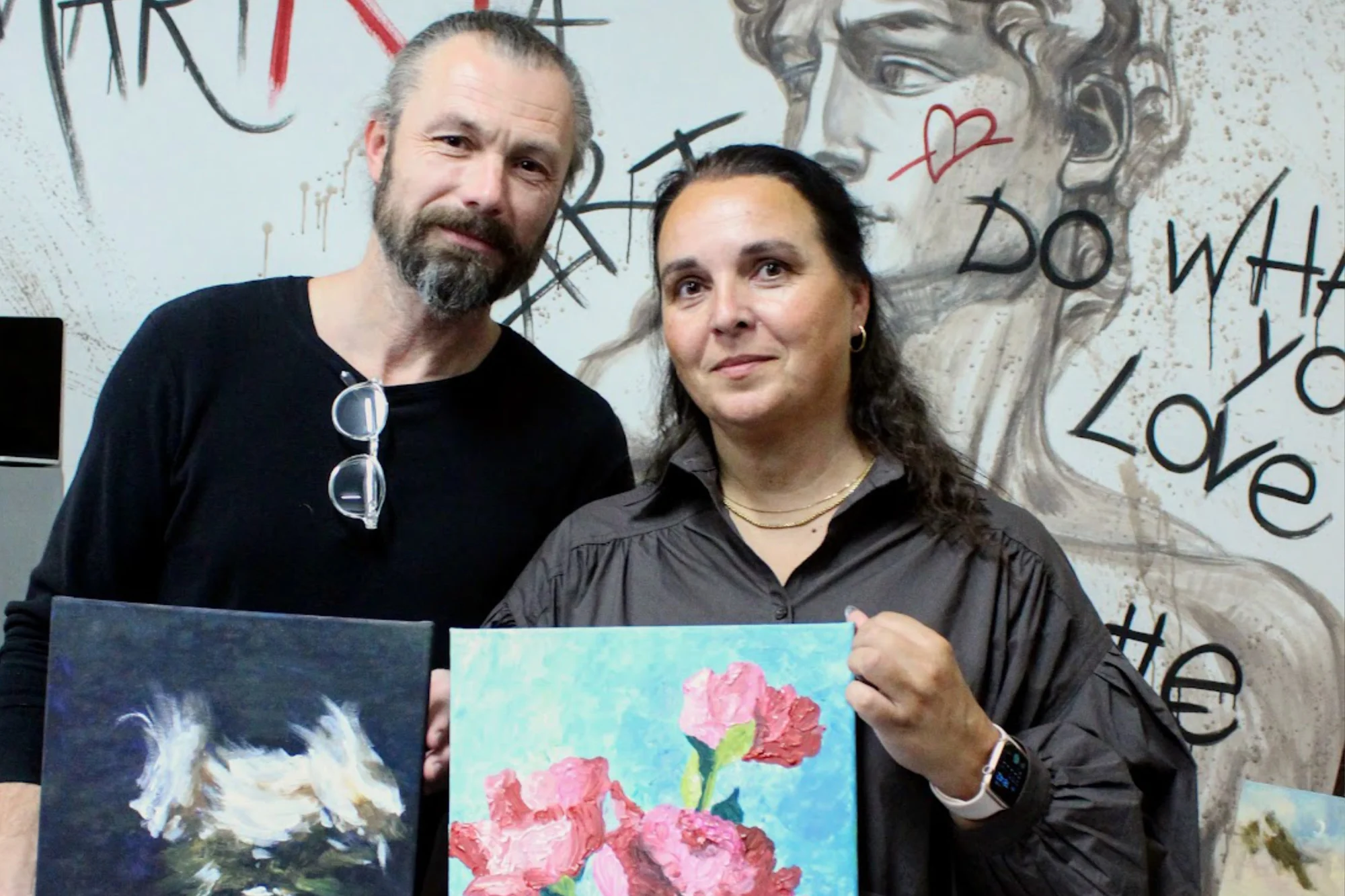 Art rande: romantický workshop malování akrylem i s lahví sektu a občerstvením