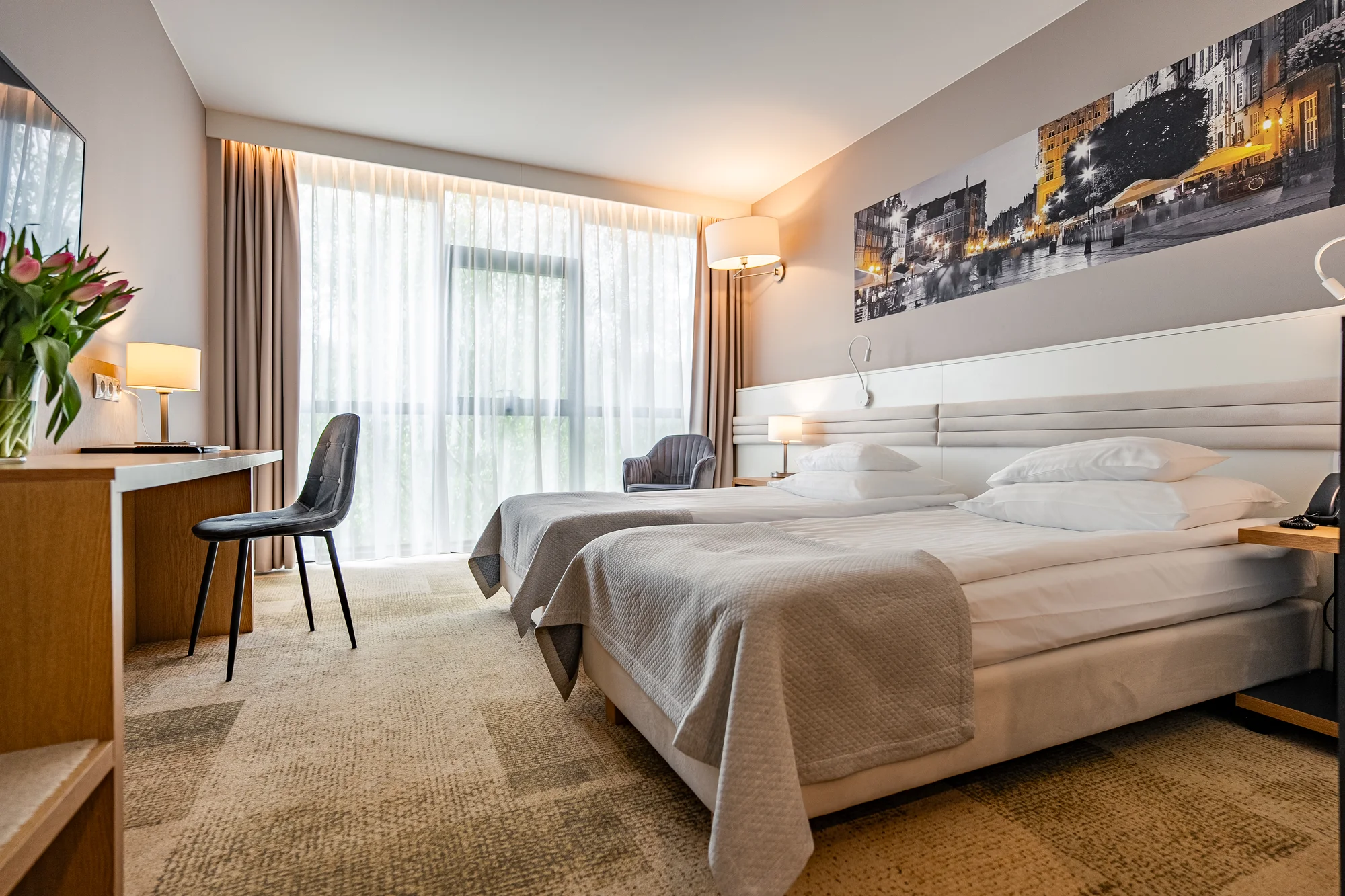 Až 15 dní v moderním hotelu v Gdaňsku: polopenze a relax v saunách