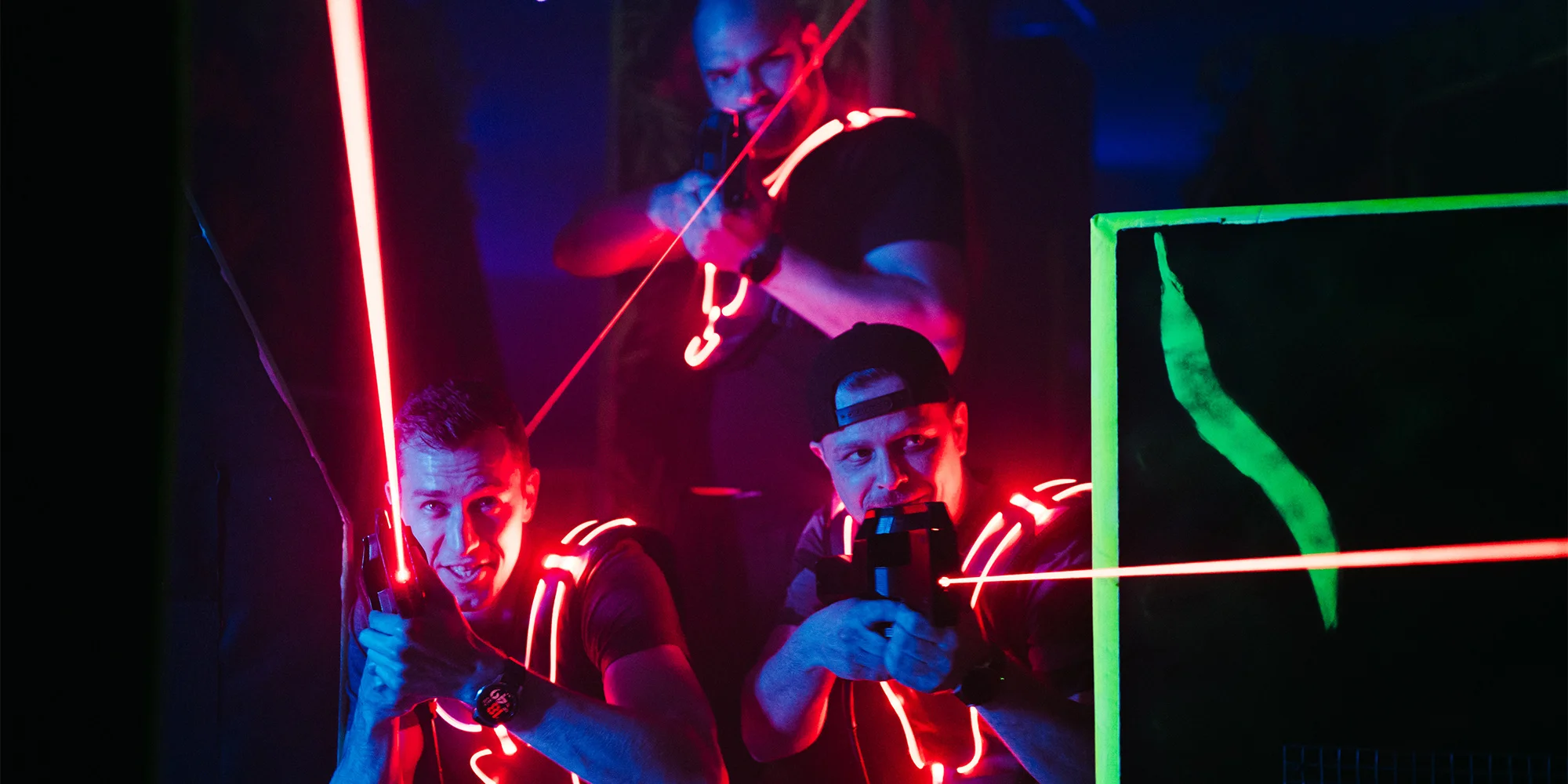 Zábavná laser game: vstup pro 1 osobu na 1 či 4 hry