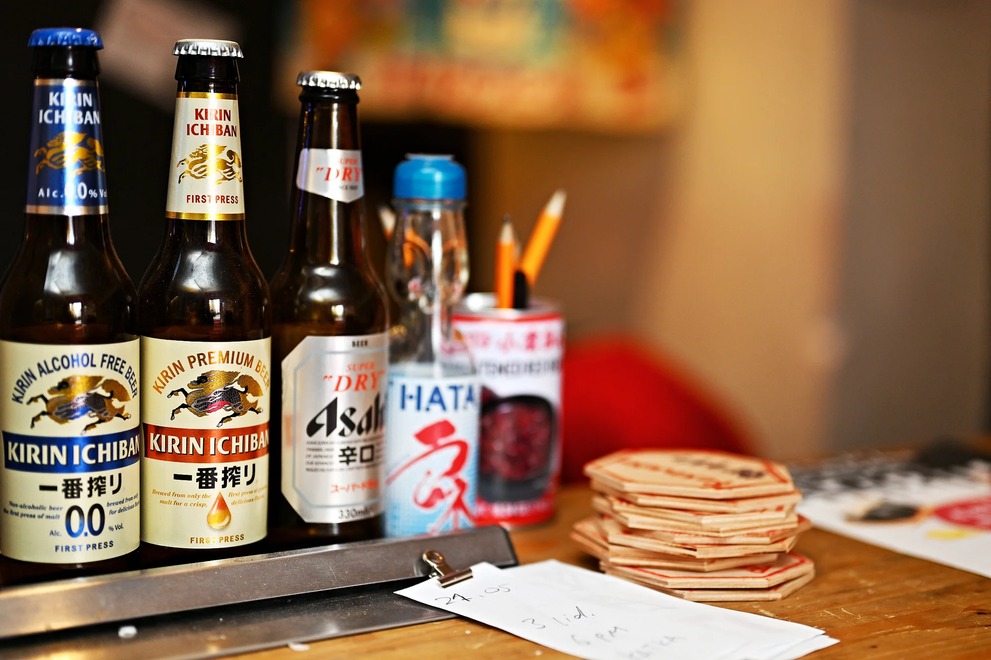 Autentické japonské menu v tradiční hospodě: rybí vývar, okonomiyaki i nápoj