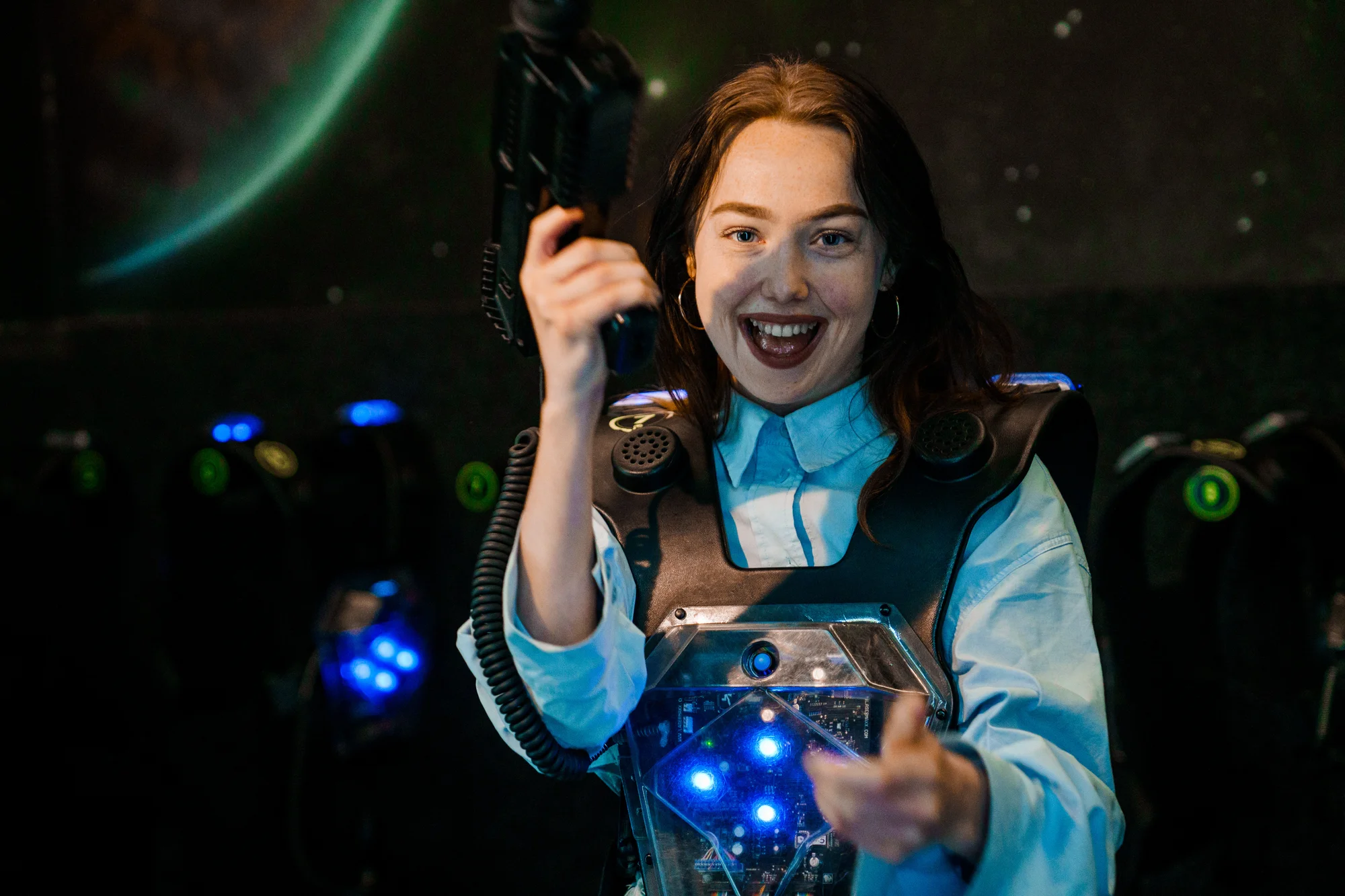 Akce a zábava: laser game pro 1–10 osob v moderní pražské aréně vč. možnosti mít arénu pro sebe
