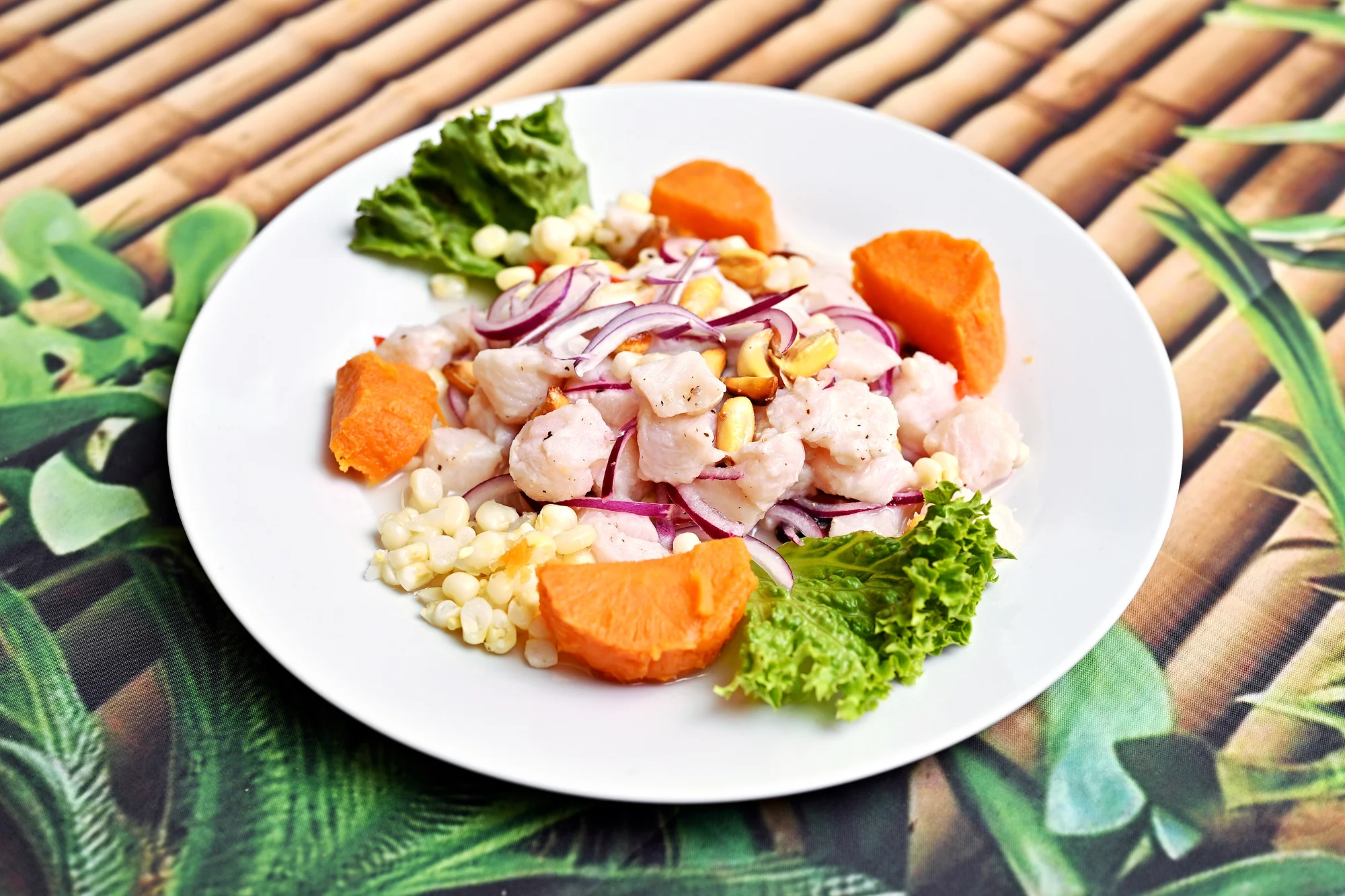 Peruánské menu o třech chodech pro 2 osoby: hlavní jídlo výběrem z 5 druhů