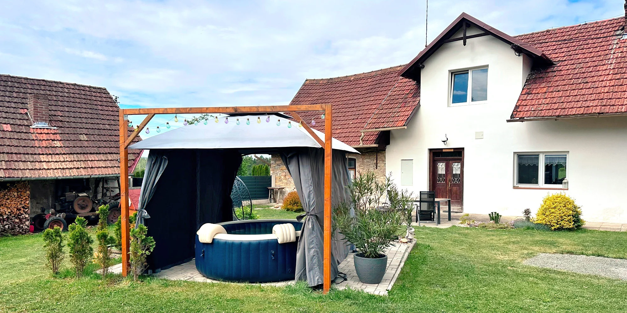 Podhůří Orlických hor: chata s vířivkou i grilem