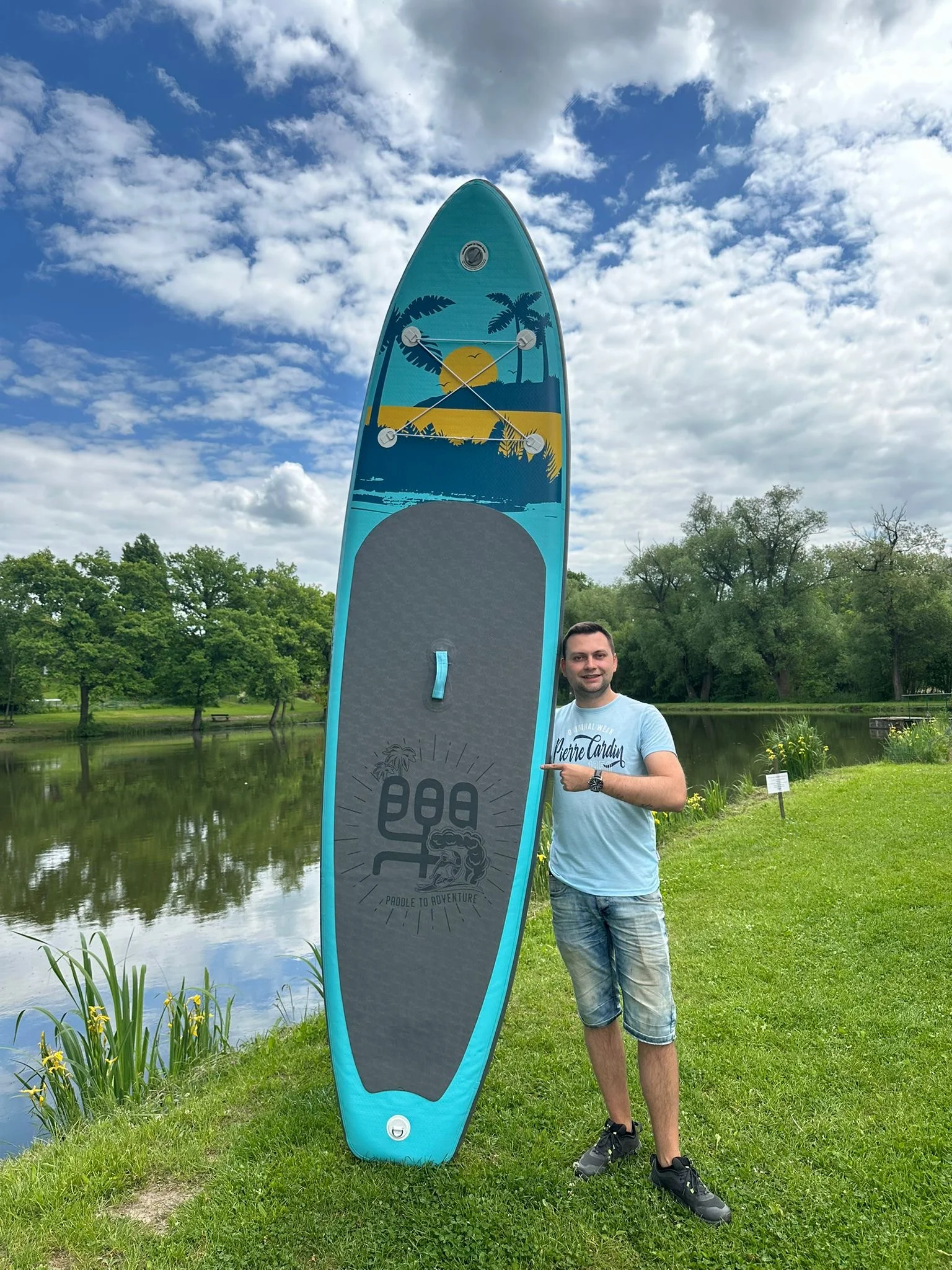 Zapůjčení paddleboard setu v centru Budějovic: den, víkend i týden